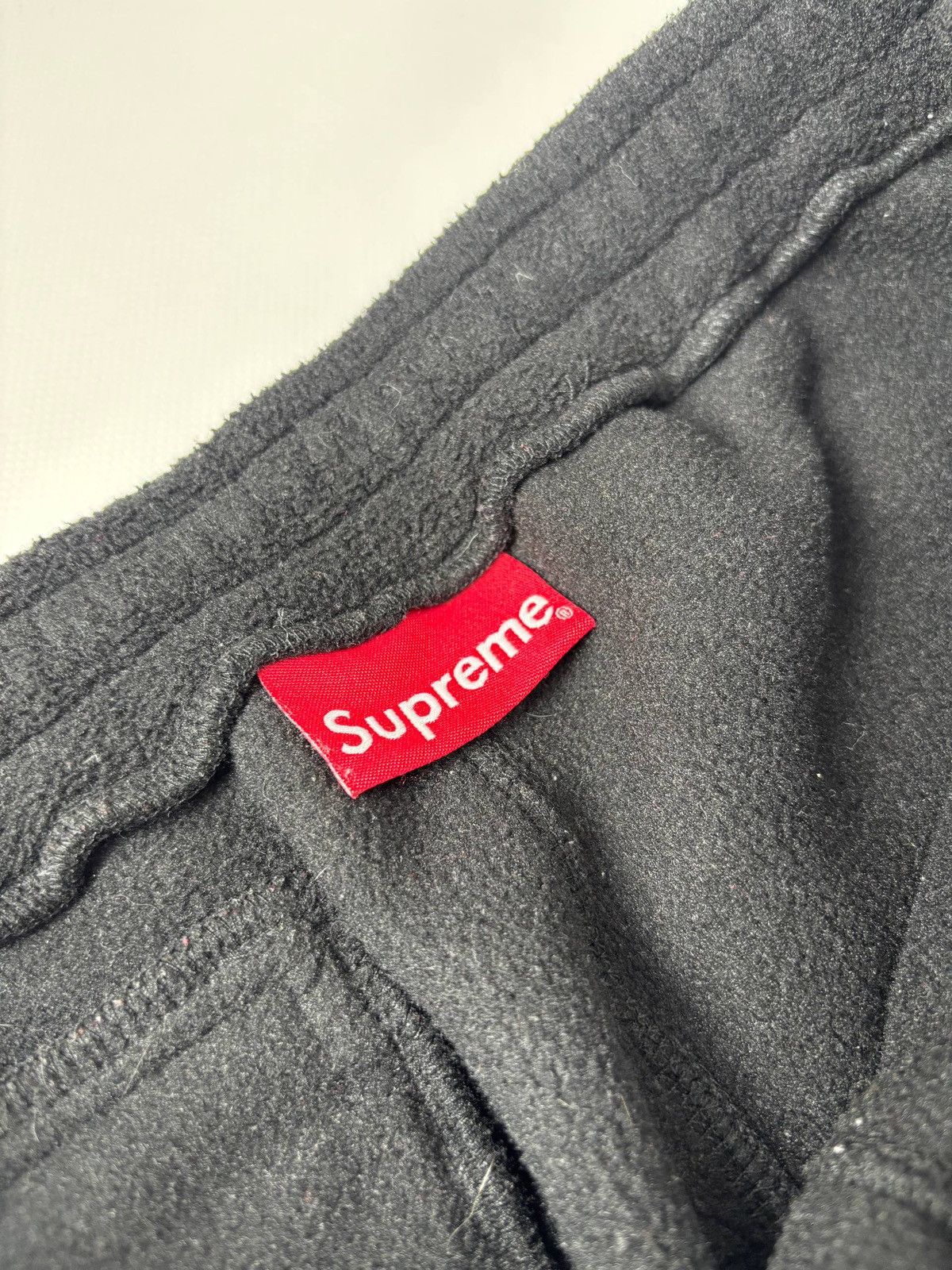 Supreme Supreme Fleece Polartec Black Joggers Pants Size Medium Size US 33 - 9 Thumbnail