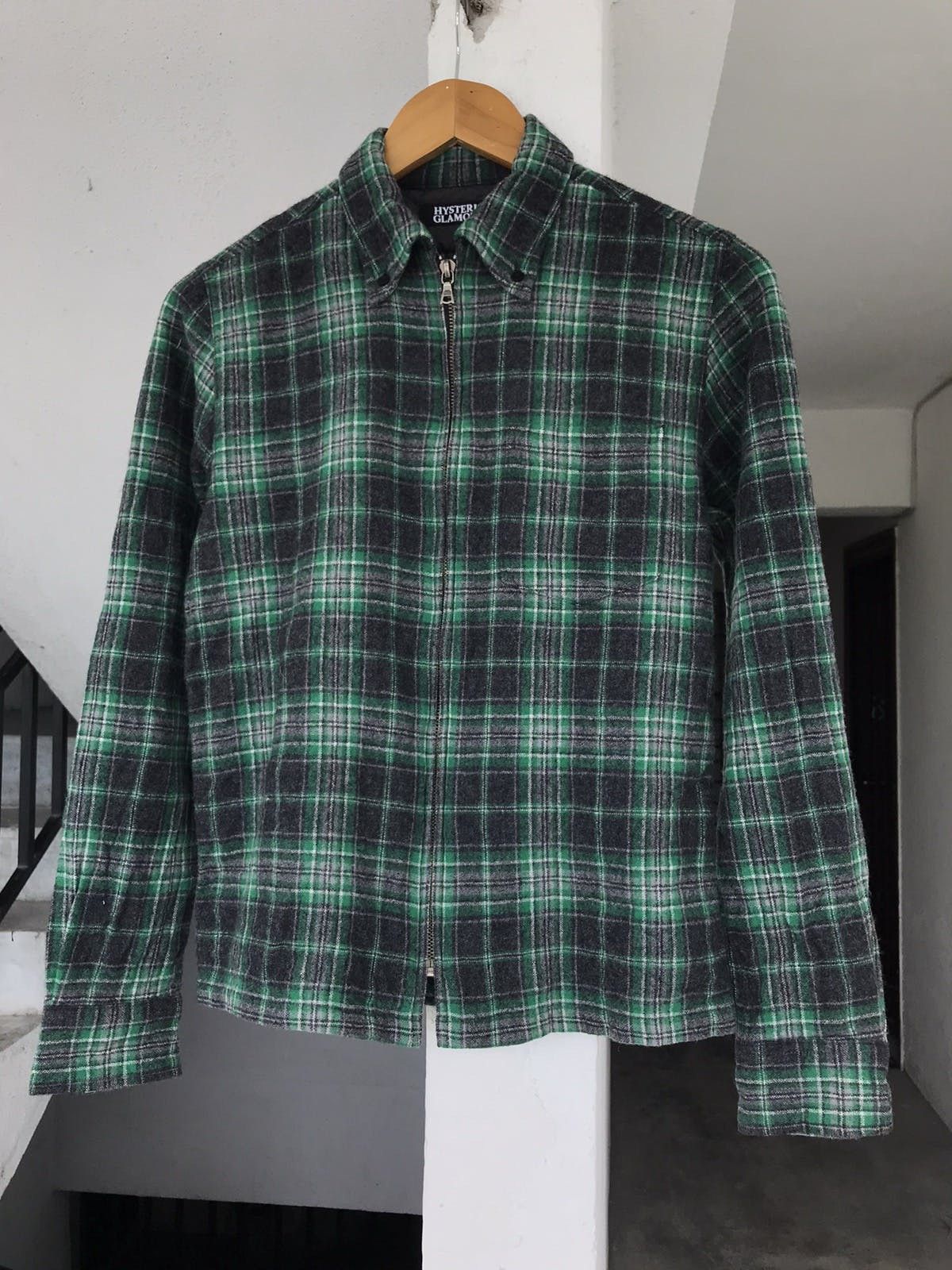 Hysteric Glamour Hysteric Glamour Wool Plaid Zipper Jacket Size US S / EU 44-46 / 1 - 3 Thumbnail