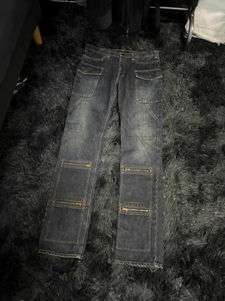Undercover Undercover SizeL 02AW CELL Witch Period Multizip Pocket Den Size US 29 - 2 Thumbnail