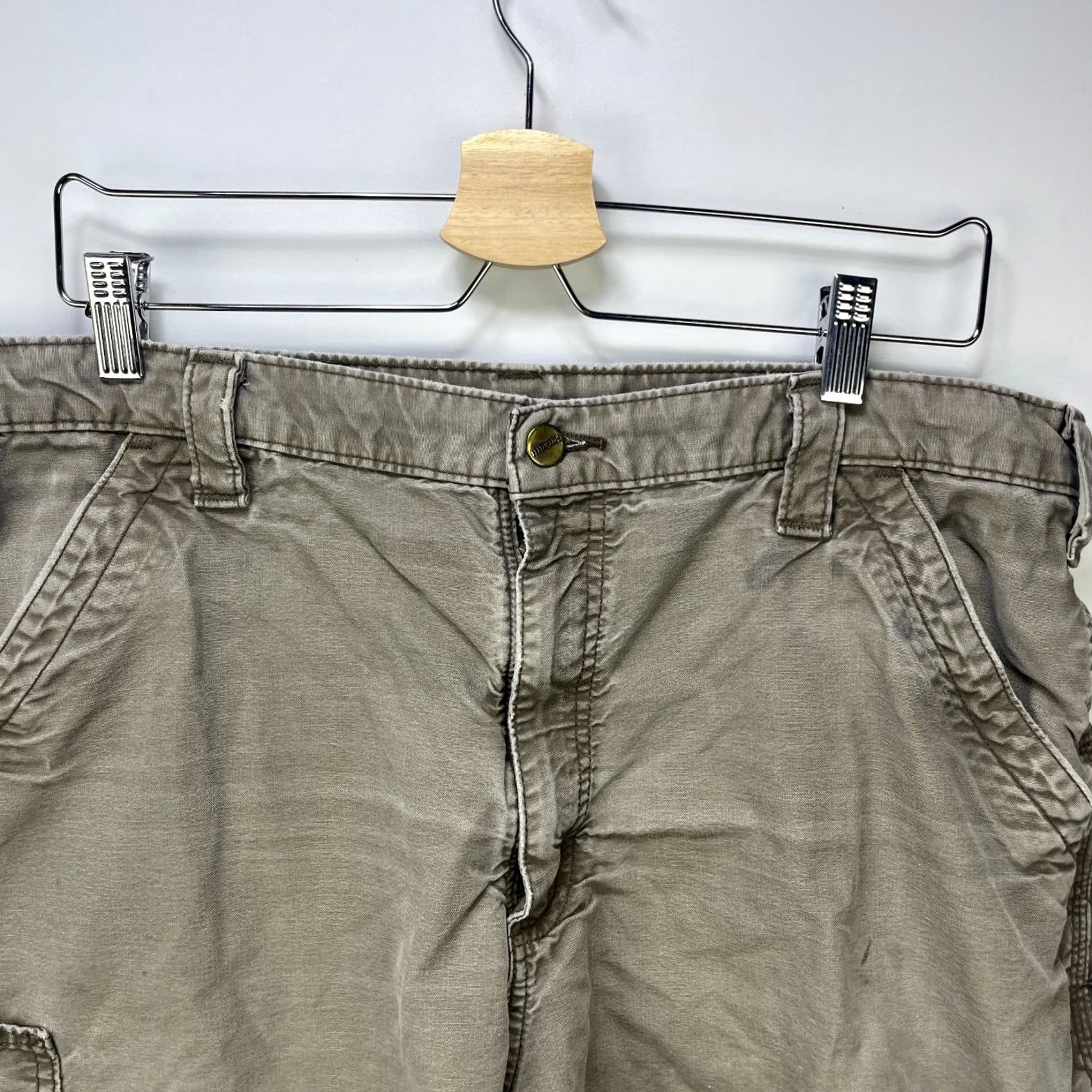Carhartt VINTAGE Carhartt Shorts Brown Canvas Work Carpenter 36 Men Size US 36 / EU 52 - 5 Thumbnail