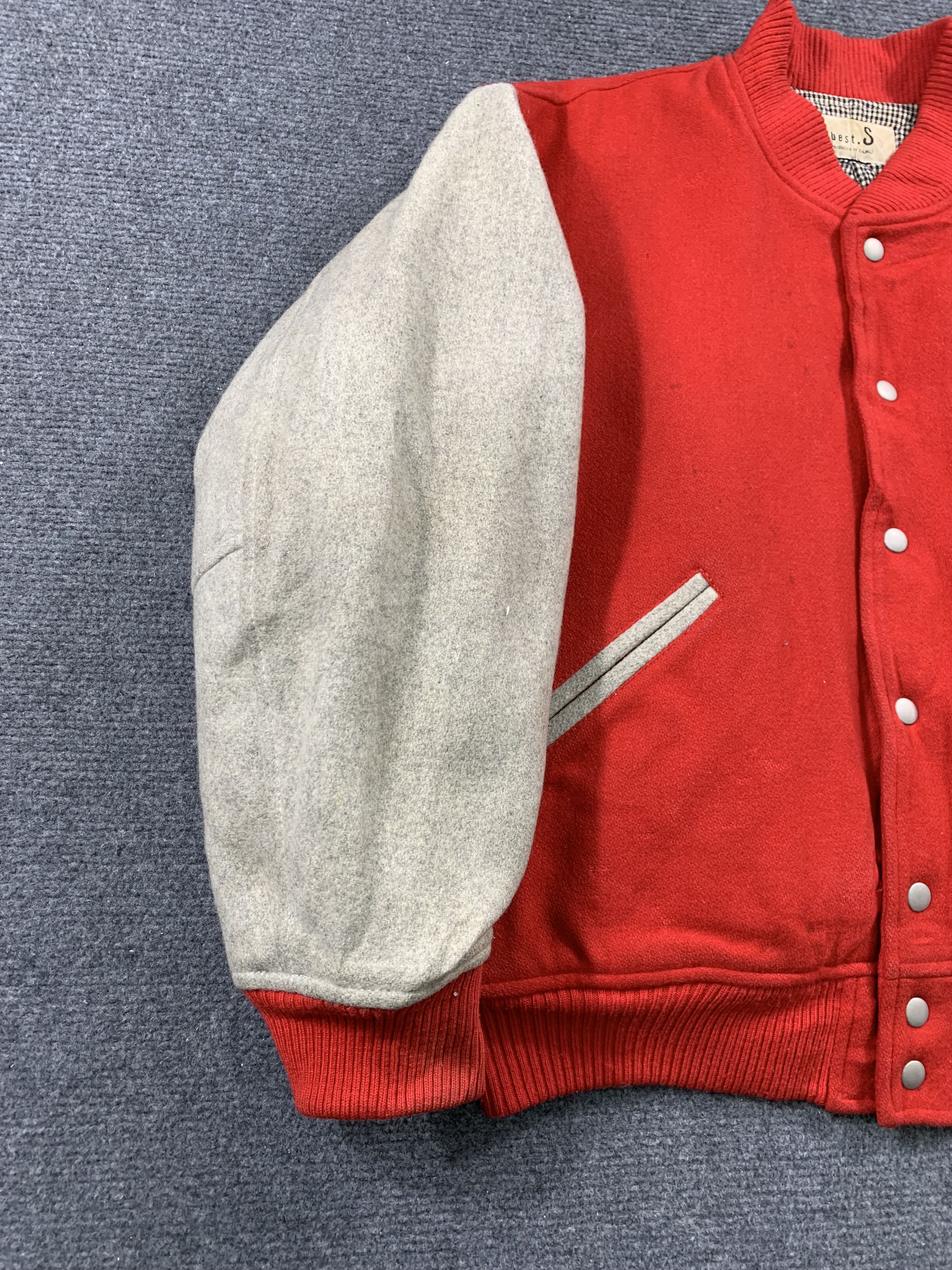 Japanese Brand Vintage Bests Racing ISAMU Button Up Wool Varsity Jacket Size US M / EU 48-50 / 2 - 4 Thumbnail