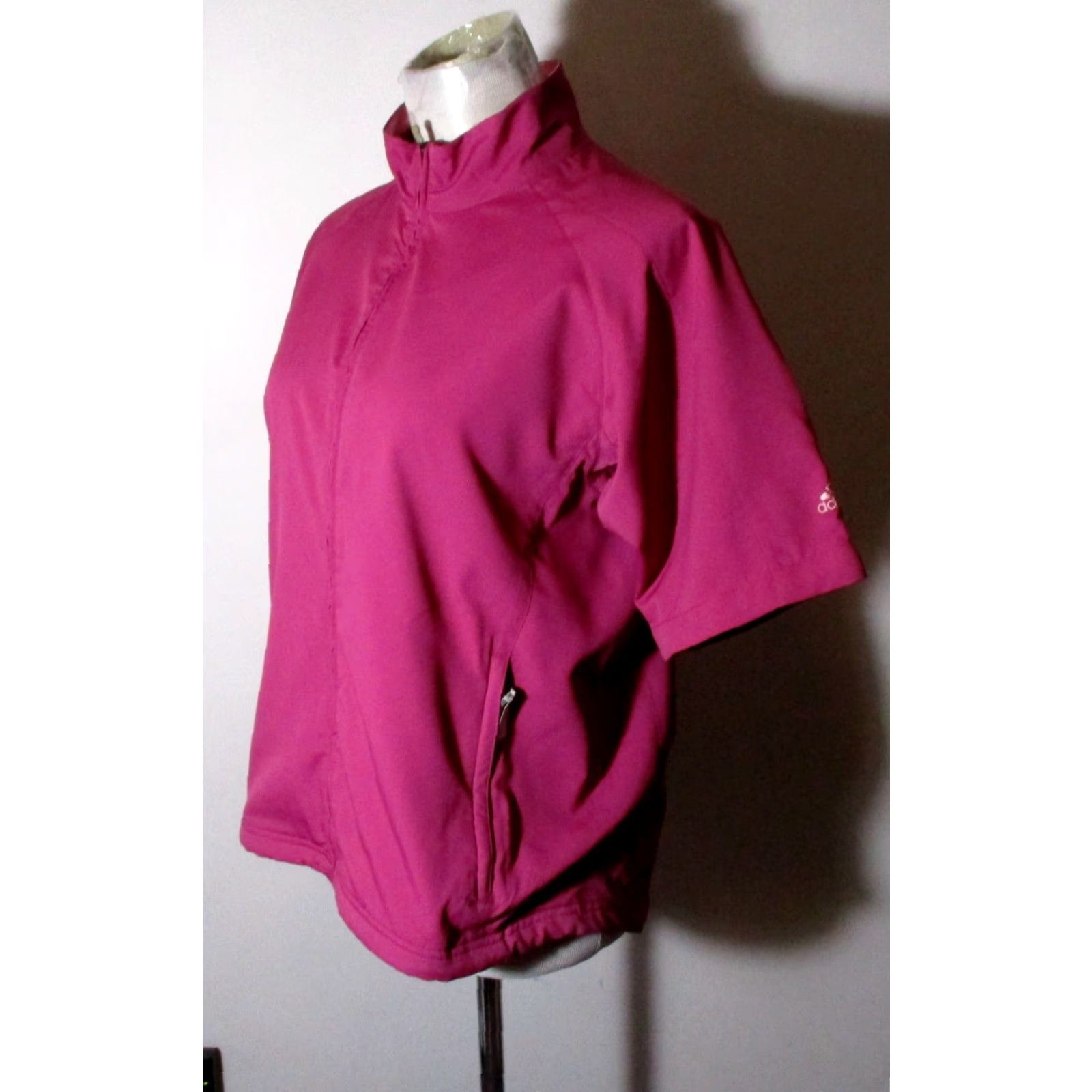 Adidas ADIDAS Women's Warm-Up Jacket Full Zip Athletic NWT S Dahlia Posie Black? (Color: Dahlia Posie) - 95.00 Size S / US 4 / IT 40 - 4 Thumbnail