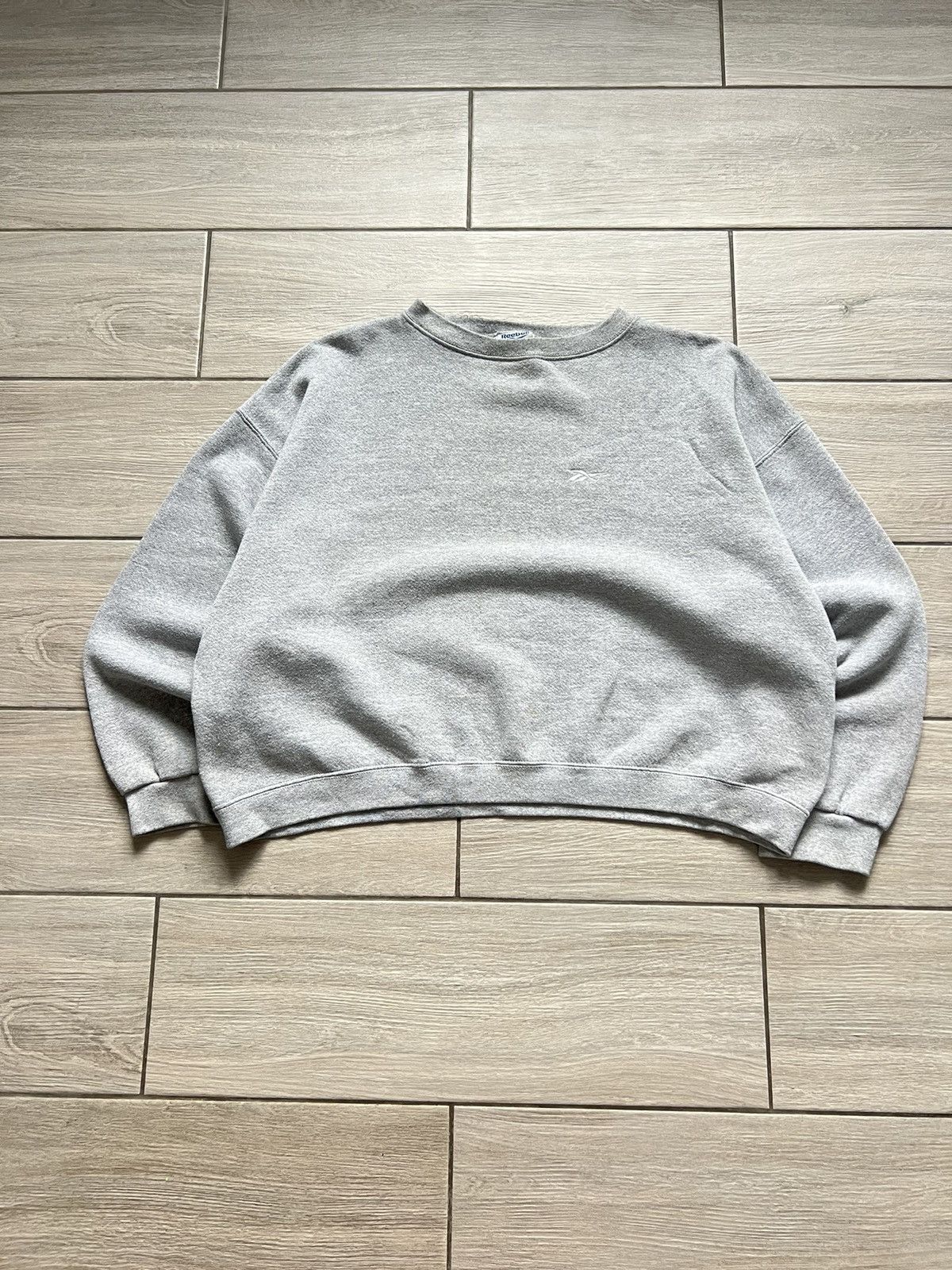 Reebok Vintage 90s Reebok Essentials Baggy Sweatshirt Y2K oversized Size US XL / EU 56 / 4 - 1 Thumbnail