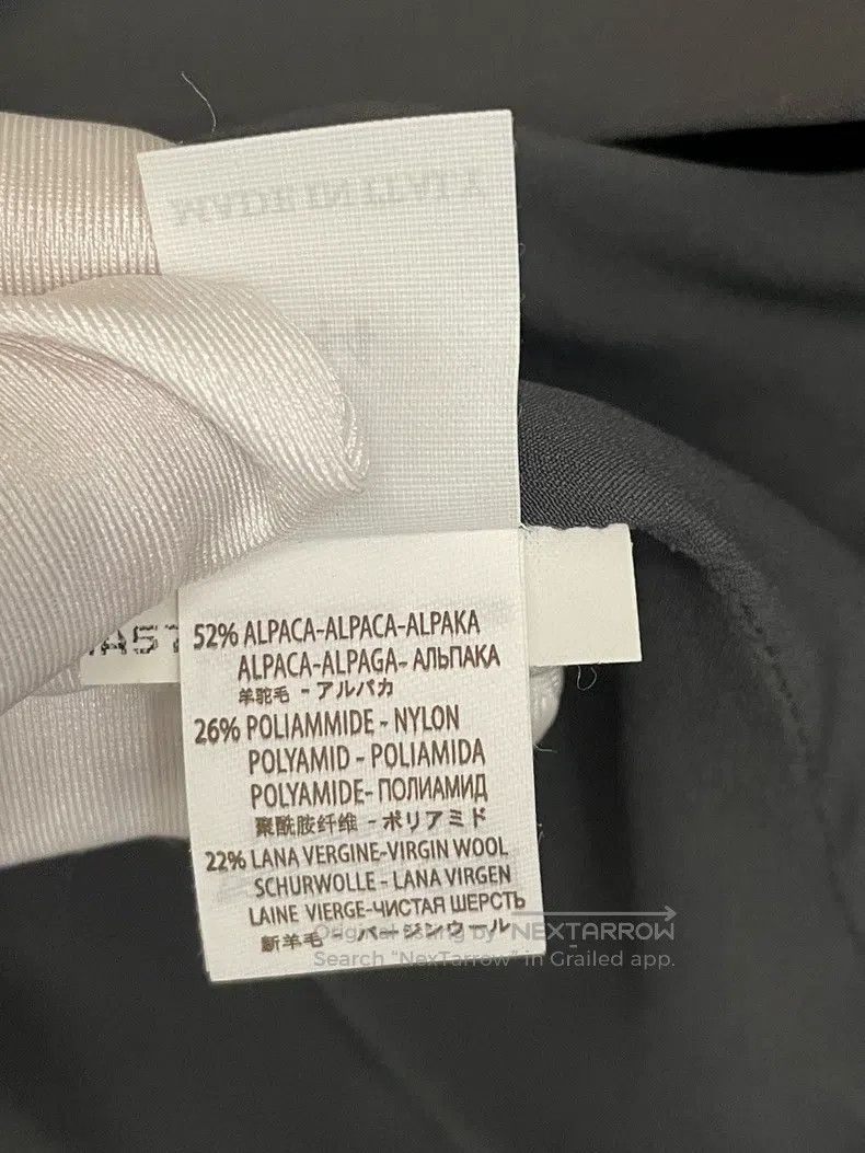 Brunello Cucinelli Brunello Cucinelli Black Gray Alpaca Wool Jacket Size M / US 6-8 / IT 42-44 - 3 Thumbnail