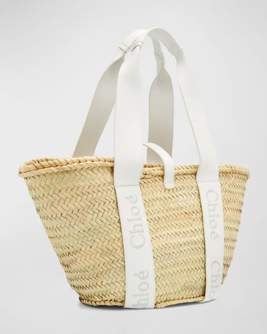 Chloe o1loc1c1024 Size: OS / Chloe Medium Bucket in White/Beige Size ONE SIZE - 2 Thumbnail