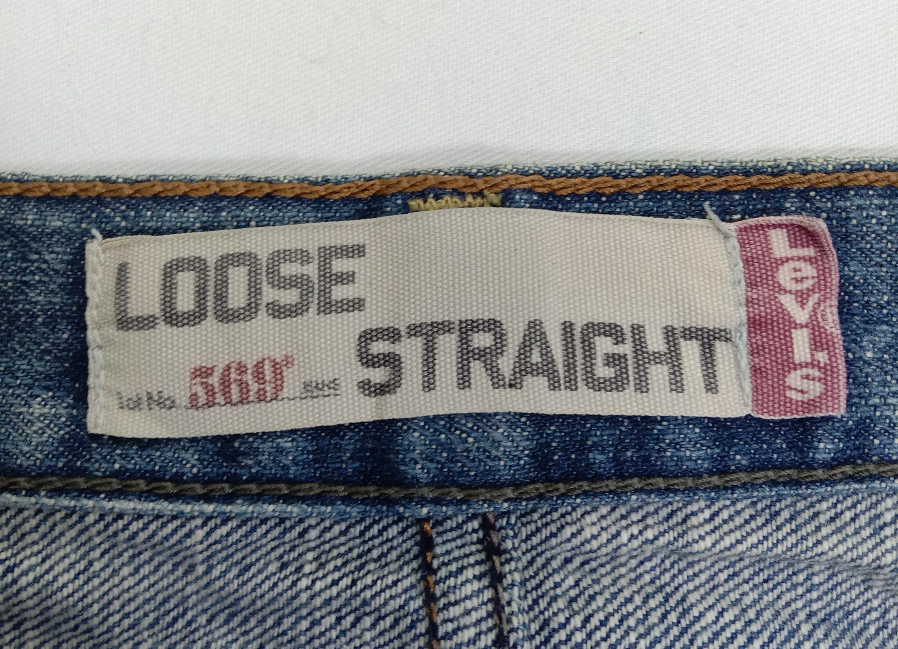 Levi's Vintage Levi's 569 Jeans Dirty Wash Loose Straight Denim Size US 38 / EU 54 - 11 Thumbnail
