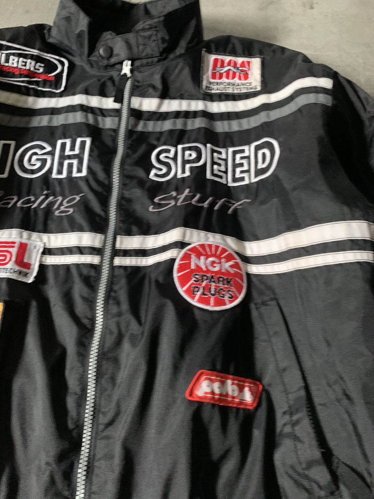 Vintage Vintage Racing jacket high speed black rare Size US L / EU 52-54 / 3 - 5 Thumbnail