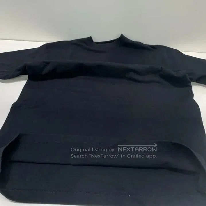 Balenciaga Balenciaga Black Logo Embroidered Short Sleeve T. Size US S / EU 44-46 / 1 - 5 Thumbnail