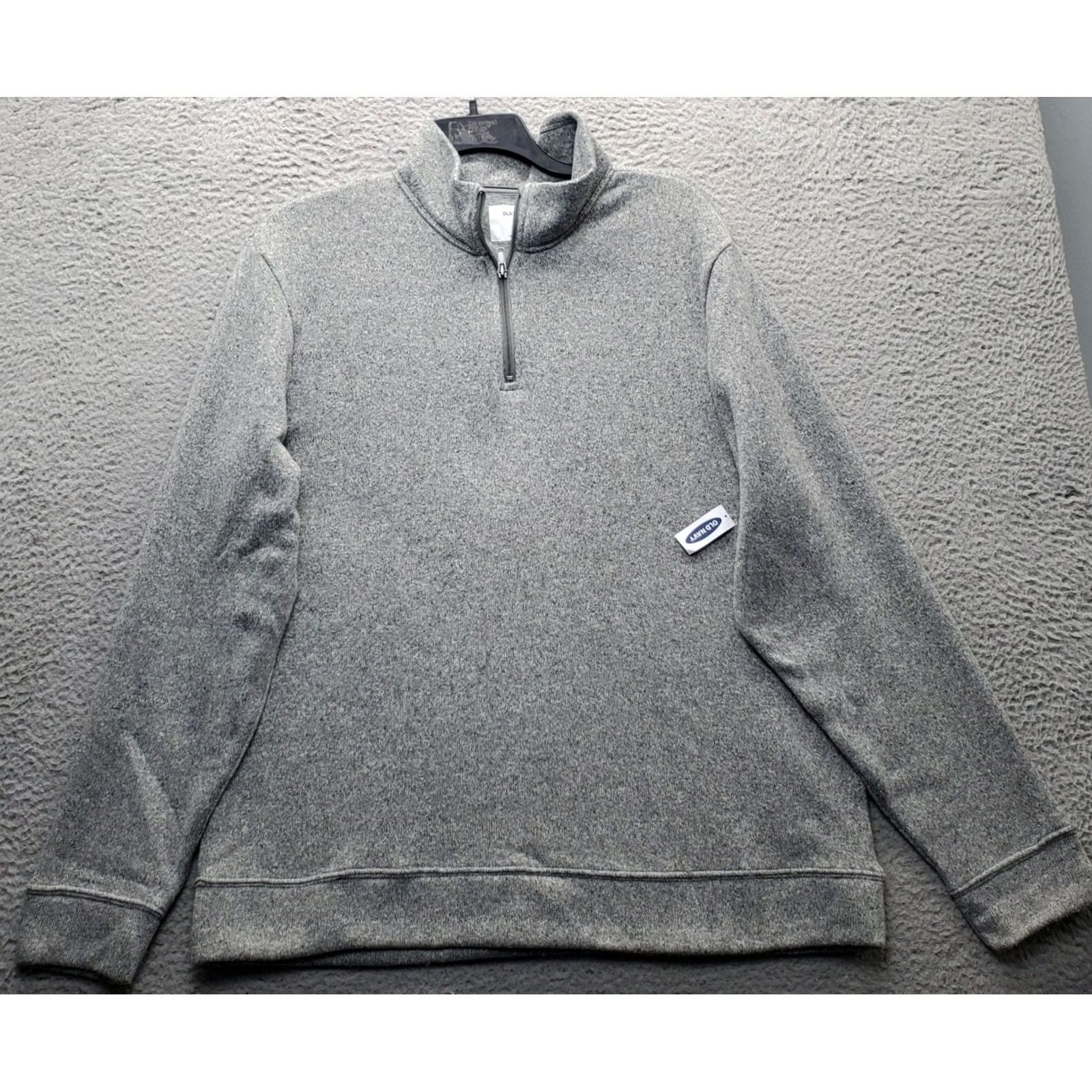 Old Navy Old Navy Mens XXL Gray Quarter-Zip Fleece Pullover Sweater Long-Sleeve Knit 1/4 Zip Casual Autumn Winter Streetwear Shoppers Mens Size US XXL / EU 58 / 5 - 2 Thumbnail