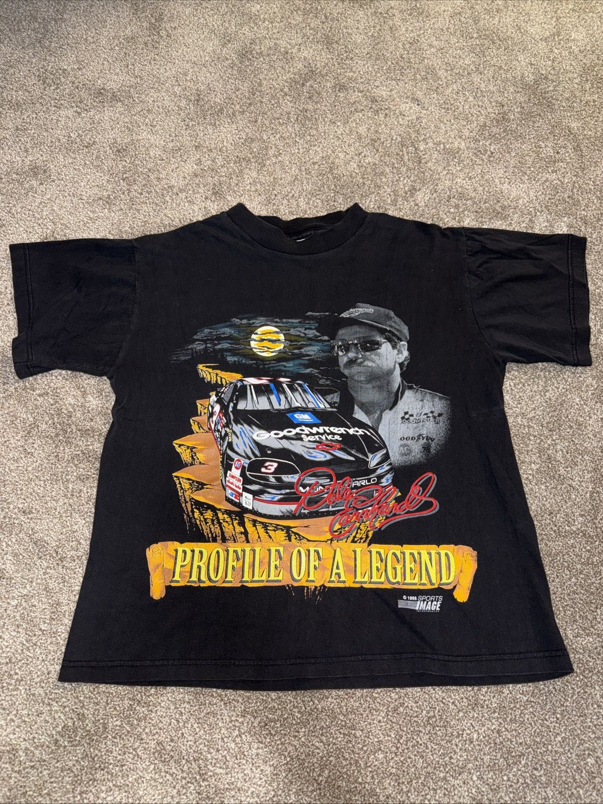 NASCAR 1995 Vintage Dale Earnhardt NASCAR Vintage Tee Size Medium Size US M / EU 48-50 / 2 - 1 Thumbnail
