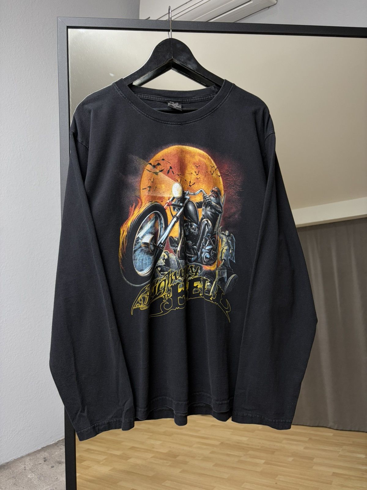 Harley Davidson Vintage Harley-Davidson Long Sleeve Tee Biker Graphic Y2K Size US XL / EU 56 / 4 - 6 Thumbnail