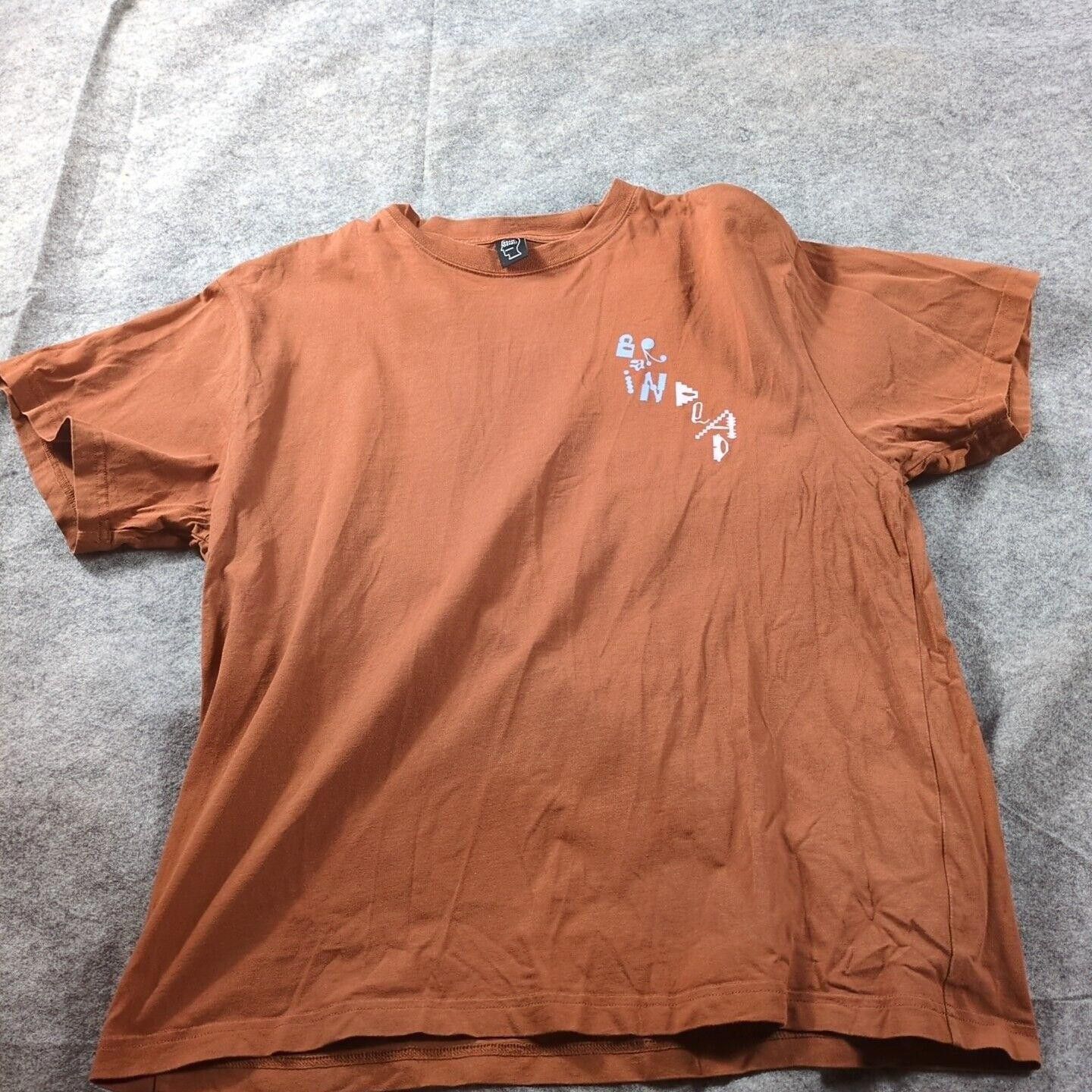 Brain Dead Brain Dead M Graphic T-Shirt Dark Orange SS Logo Streetwear Size US M / EU 48-50 / 2 - 1 Thumbnail