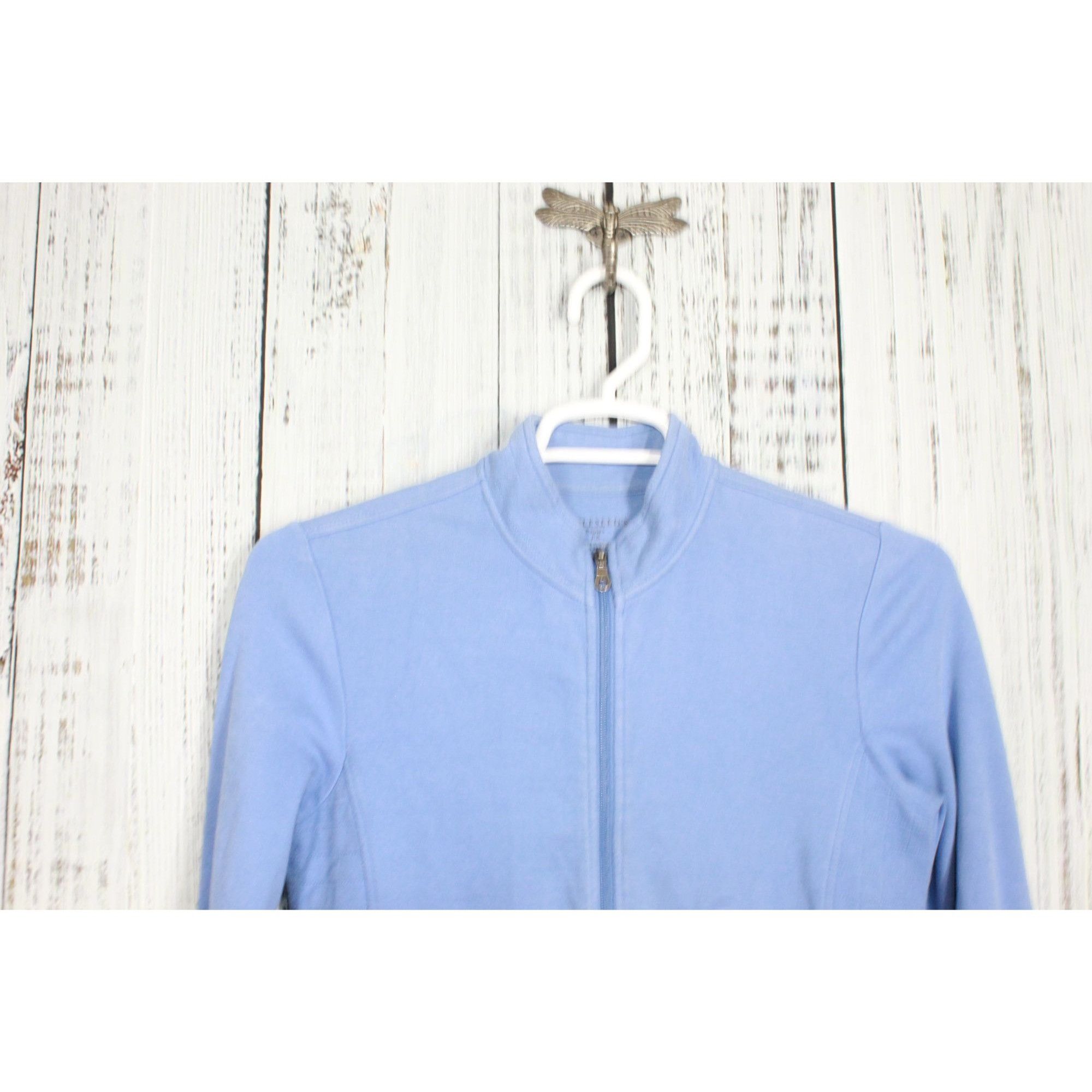 Other Appleseeds Blue Zip Lightweight Jacket Women’s SP Size S / US 4 / IT 40 - 2 Thumbnail