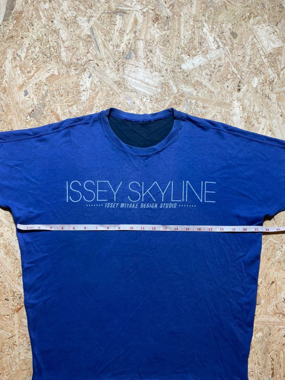 Issey Miyake Issey Vintage Skyline Reversible Blue Tee Size US L / EU 52-54 / 3 - 20 Thumbnail