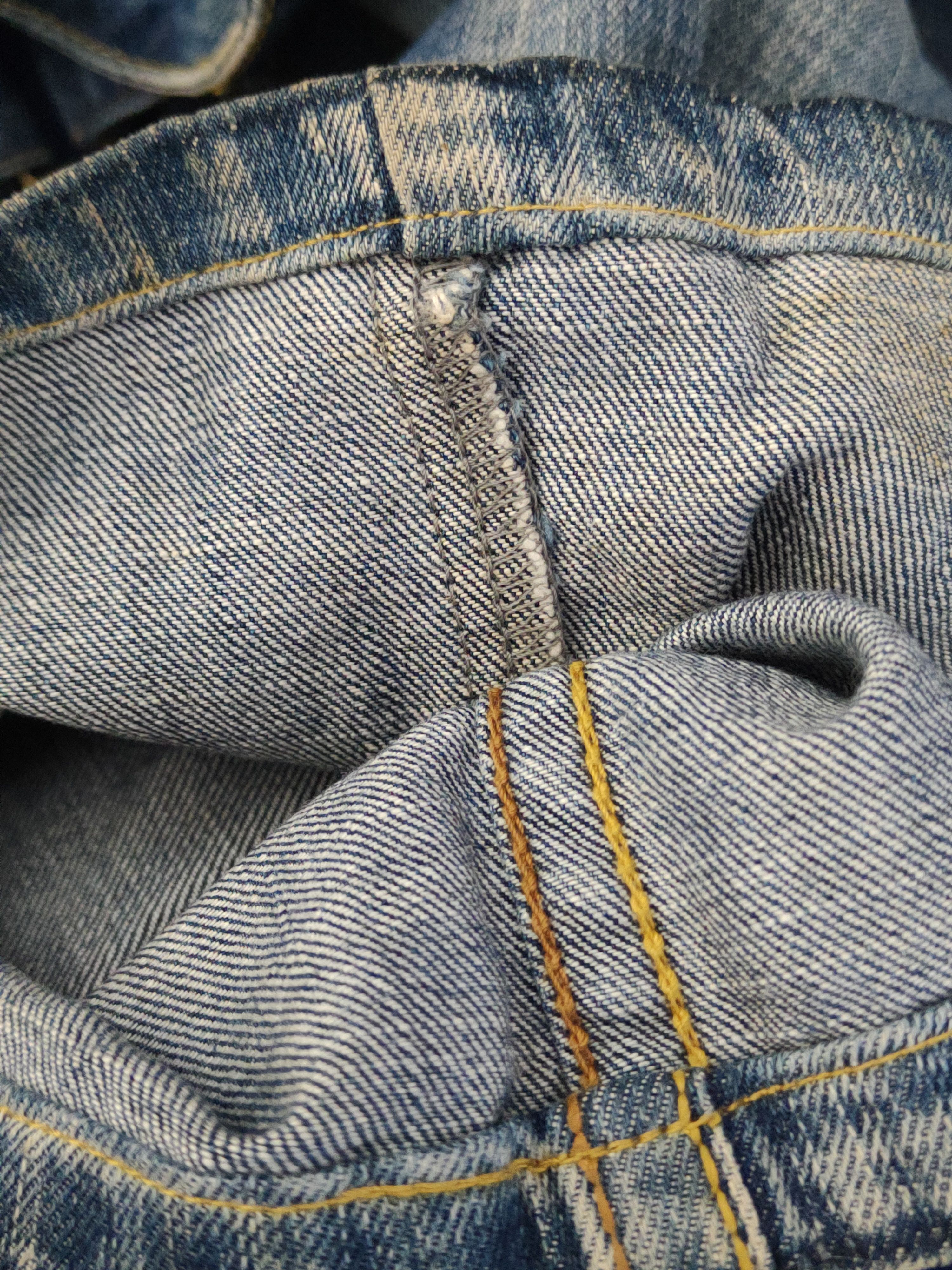 Japanese Brand DL Japanese Brand Blue Distressed Suspender Jeans #1082 Size 28" / US 6 / IT 42 - 17 Thumbnail