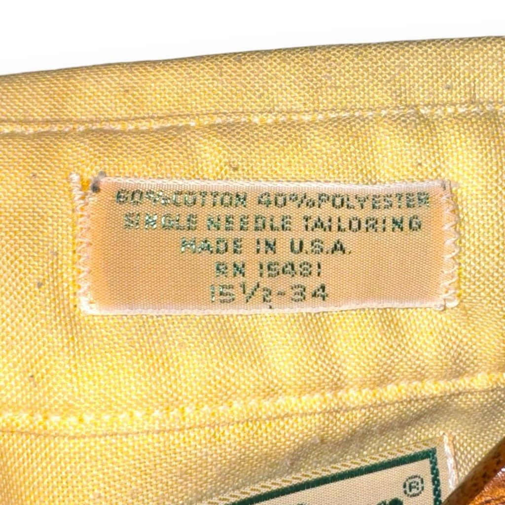 L.L. Bean L.L. Bean Yellow Made in USA Oxford Button Down Shirt M Size US M / EU 48-50 / 2 - 3 Thumbnail