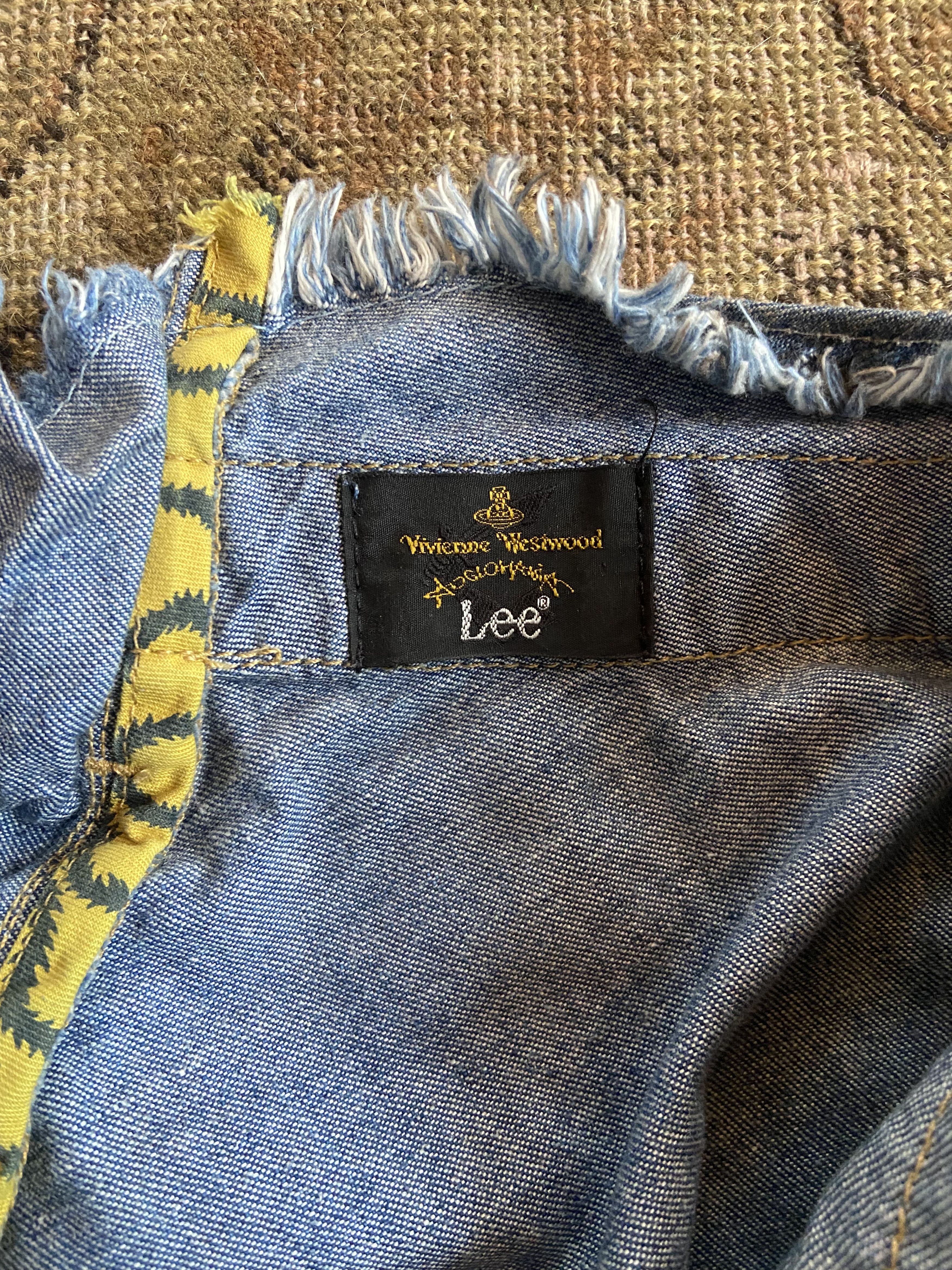 Lee × Vivienne Westwood Vivienne Westwood low crotch paint splattered jeans Size 25" / US 0 / IT 36 - 5 Thumbnail
