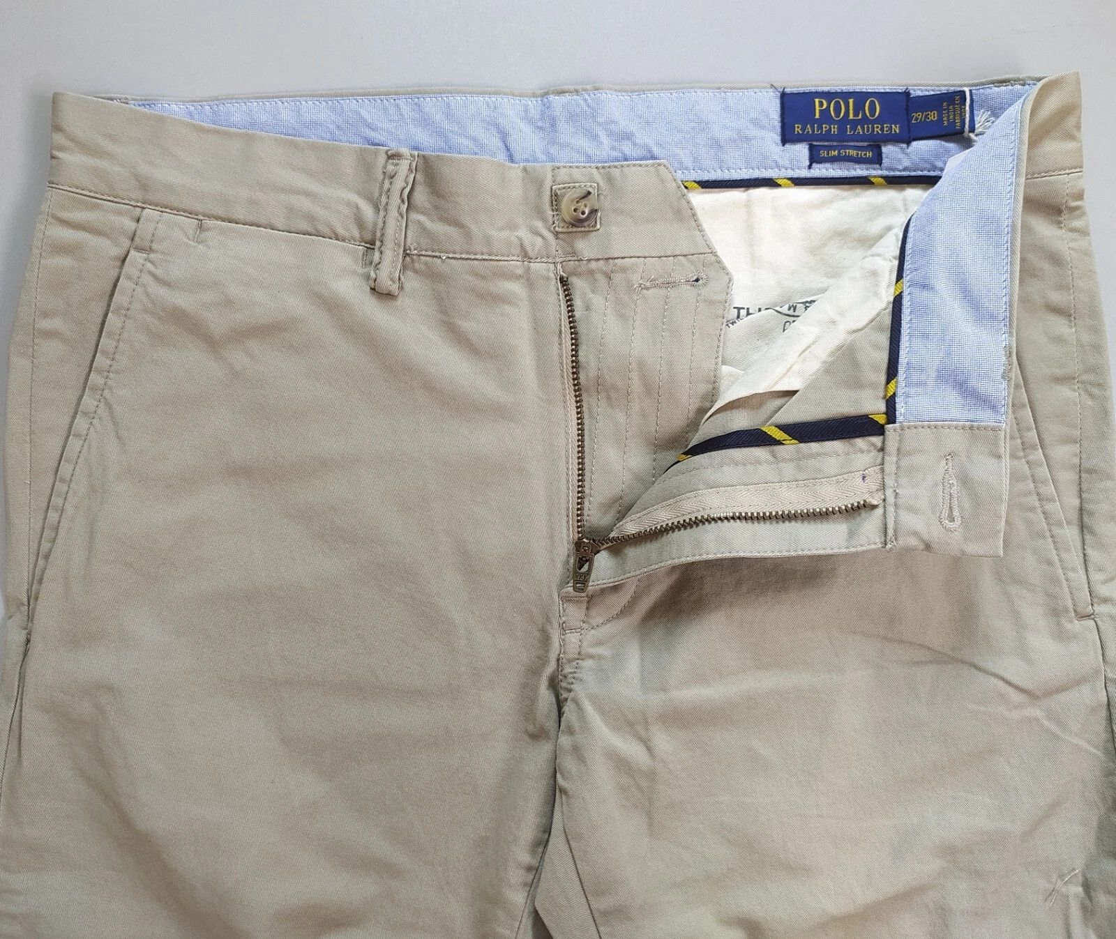 Polo Ralph Lauren Polo Ralph Lauren Slim Stretch Fit Chino Trouser FTP 0003 Size US 29 - 4 Thumbnail
