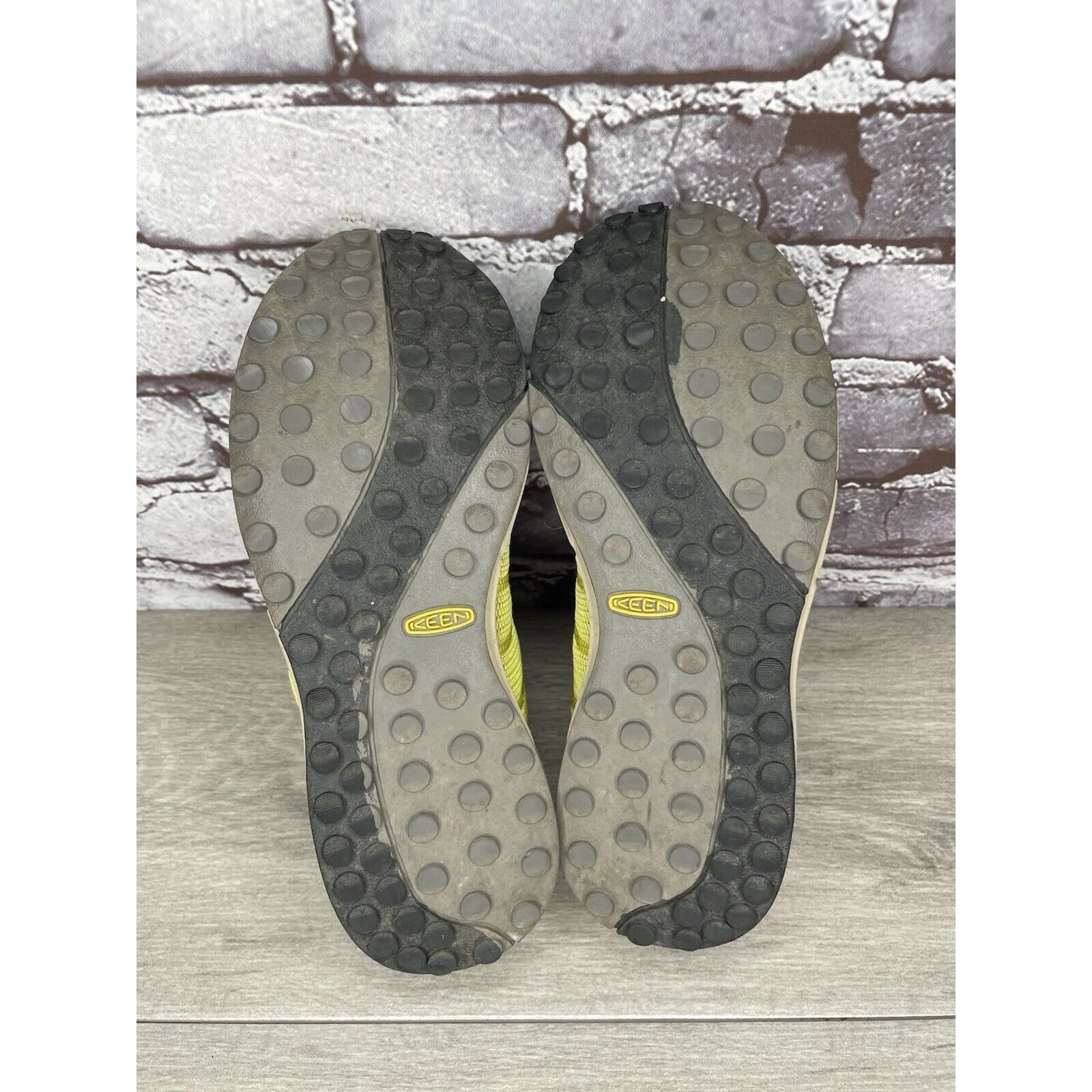 KEEN Keen Yellow Lime Mesh Black Lace Trail Athletic Sneakers Wom Size US 7 / IT 37 - 6 Thumbnail