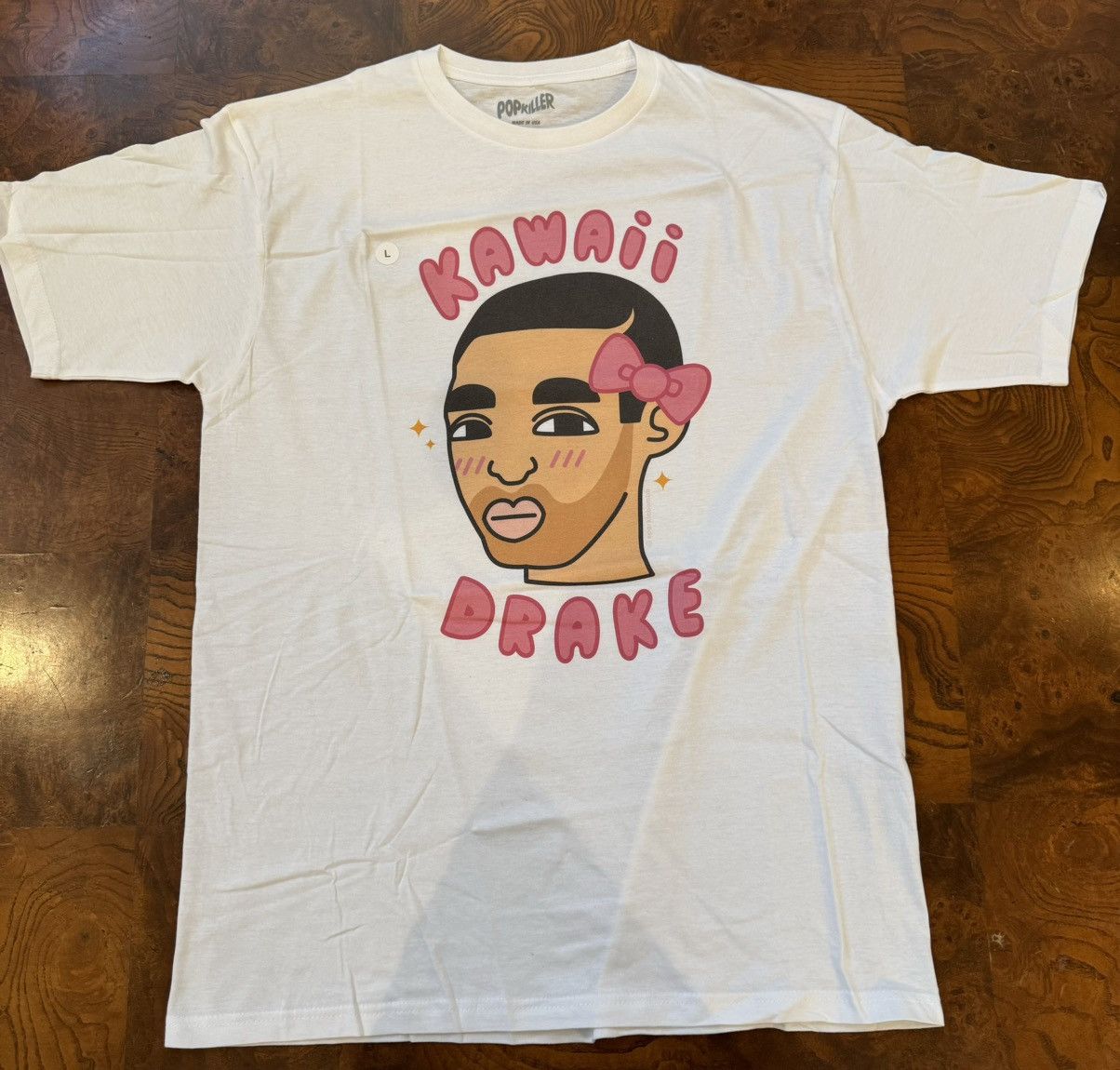 Drake × Rap Tees Kawaii Drake Tshirt - Size Large - Brand New Size US L / EU 52-54 / 3 - 1 Thumbnail