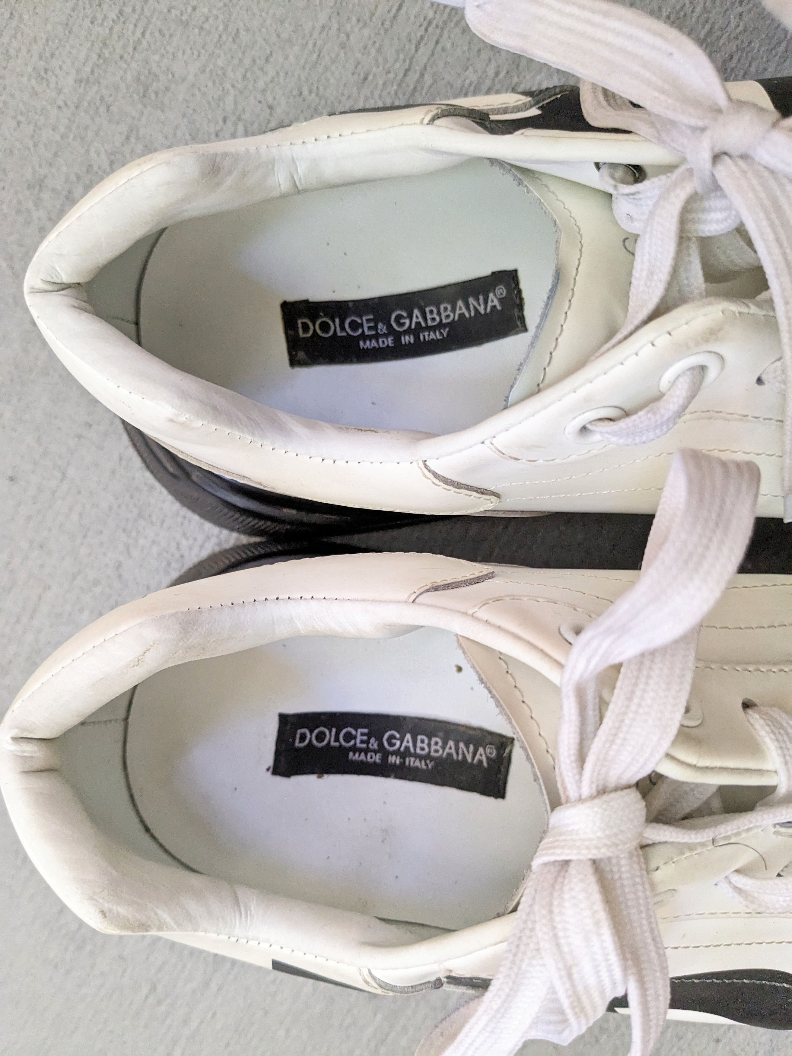 Dolce & Gabbana Dolce & Gabbana Daymaster Sneakers Size 10 White Leather Size US 10 / EU 43 - 10 Thumbnail
