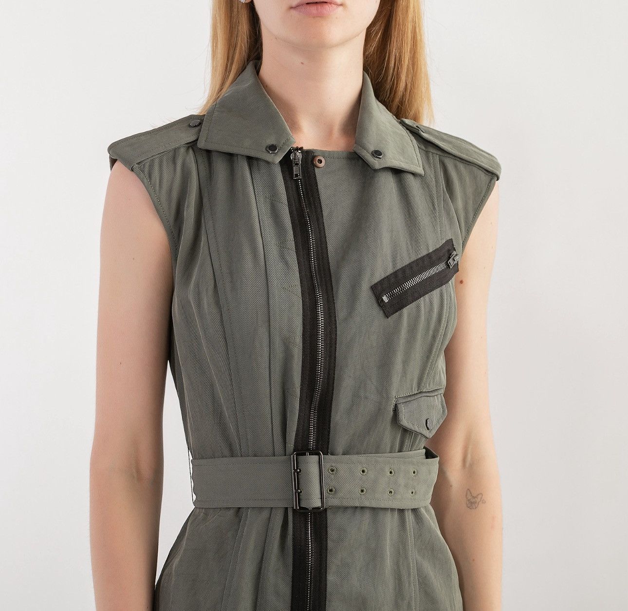 Alexander Wang Alexander wang military style dress full zipper Size S / US 4 / IT 40 - 4 Thumbnail
