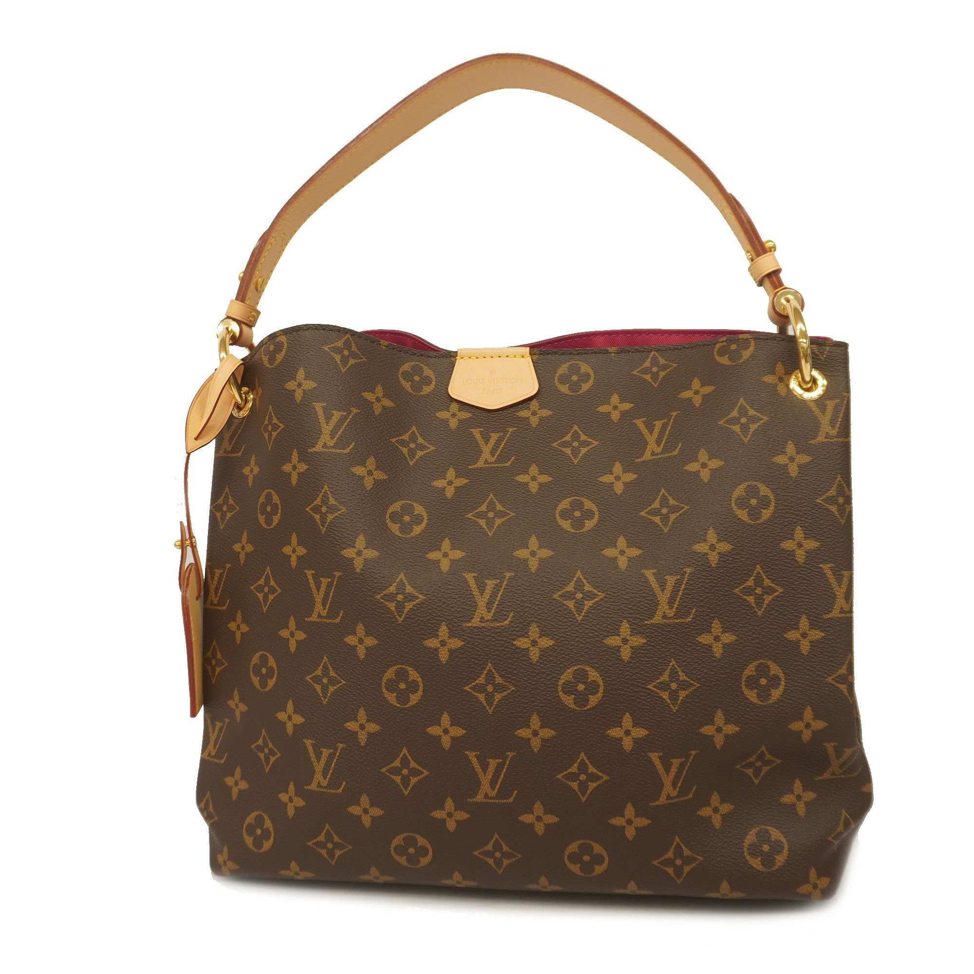 Louis Vuitton M54672 Asteria Galle Monogram Mahina Tote Bag Leather Women's  LOUIS VUITTON