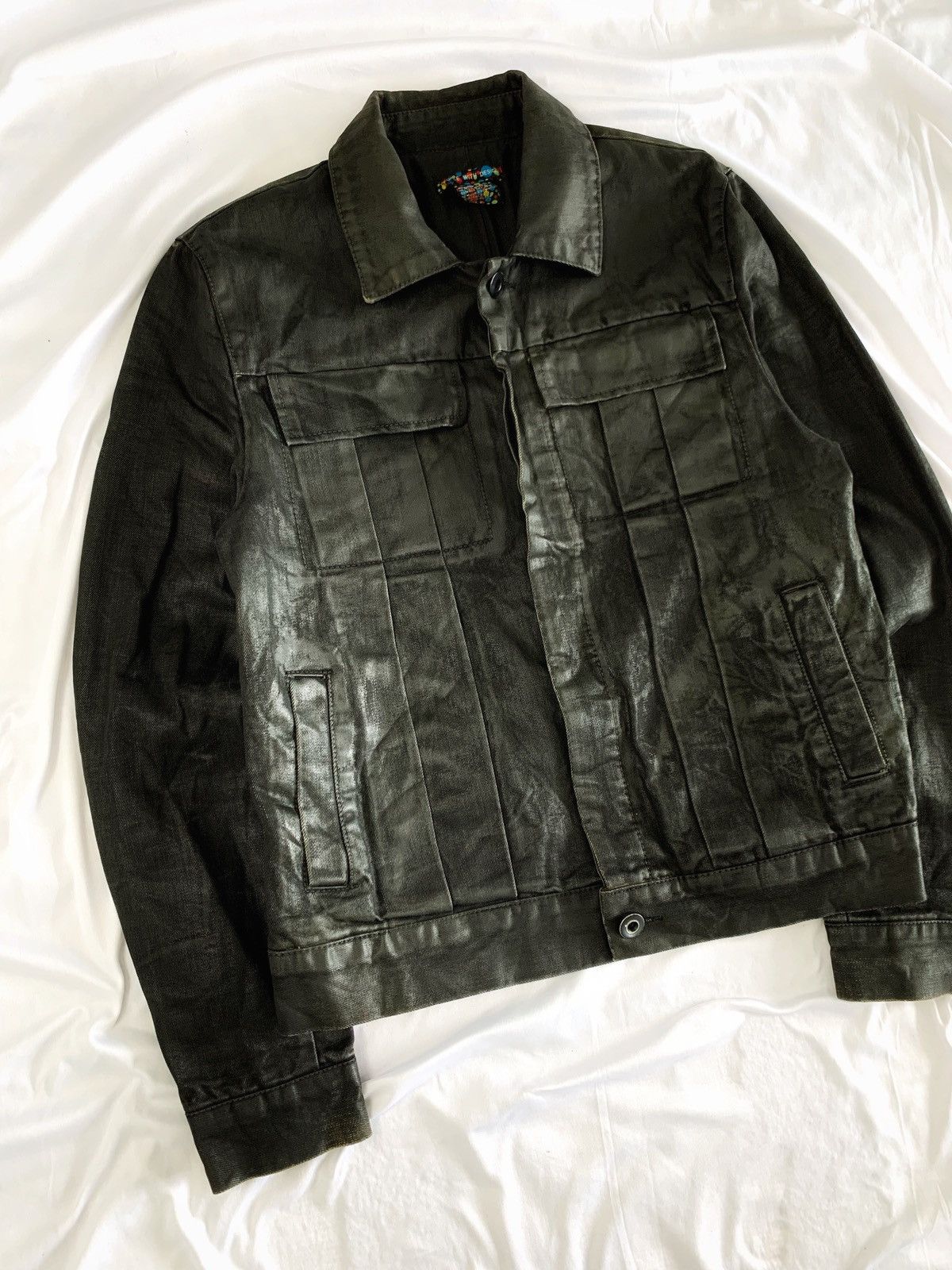 KMRii Black waxed jacket ifsx lgb style PWD Size US L / EU 52-54 / 3 - 8 Thumbnail