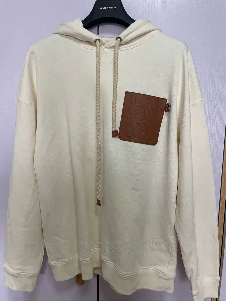 Loewe Loewe Beige Hooded Sweatshirt Size S / US 4 / IT 40 - 1 Thumbnail