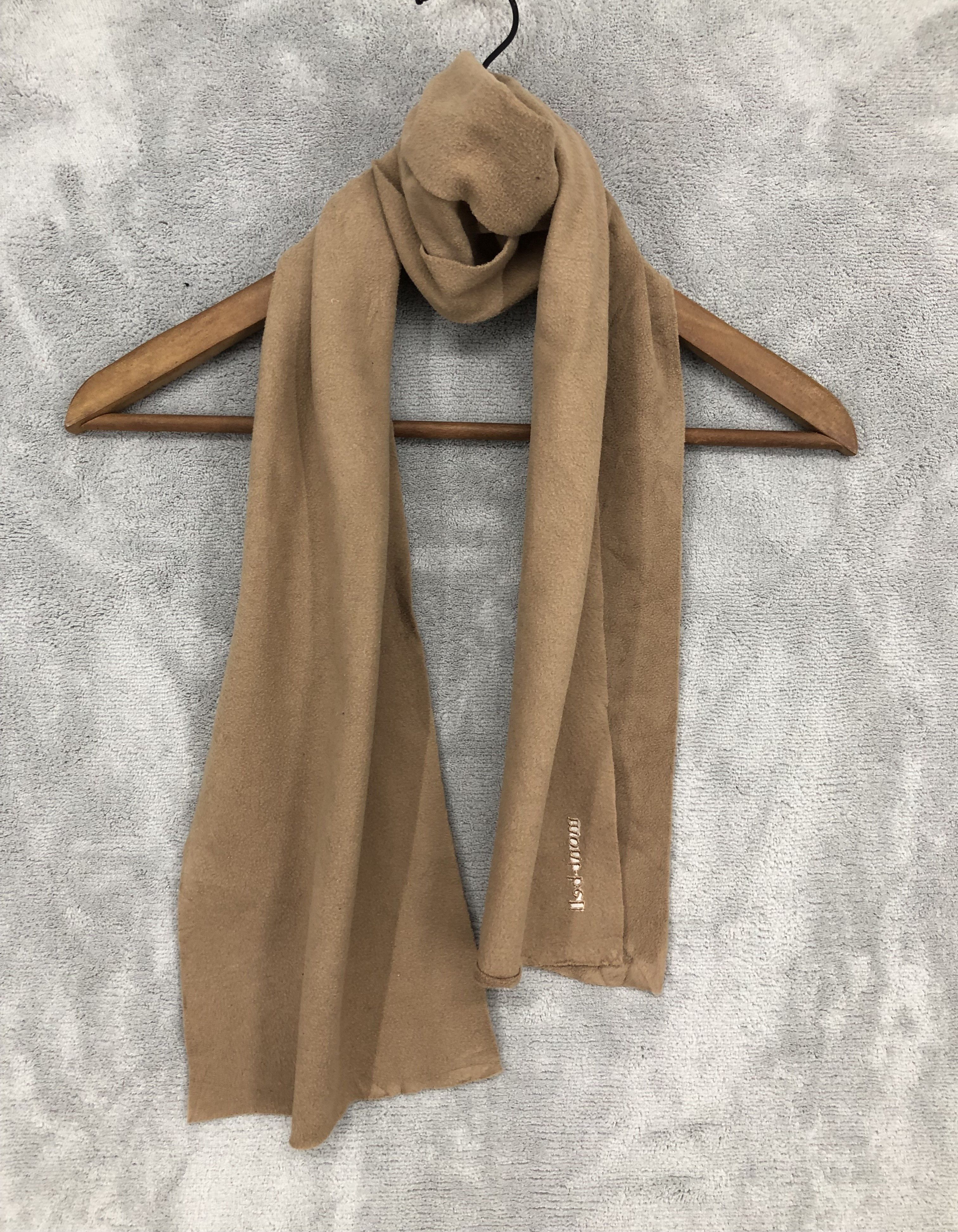image of Montbell Green Wool Scarf Muffler, Men's