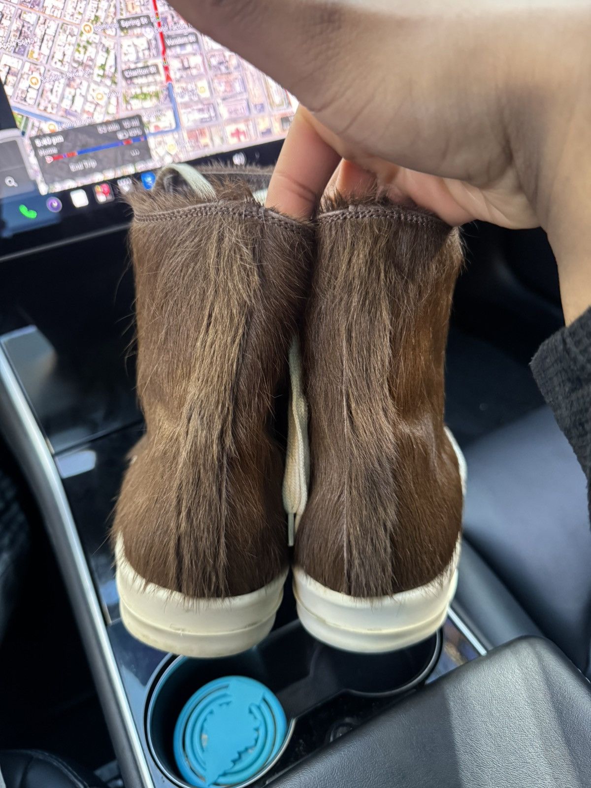 Rick Owens Rick Owens Lido Pony Hair High-top Ramones Size US 9.5 / EU 42-43 - 4 Thumbnail
