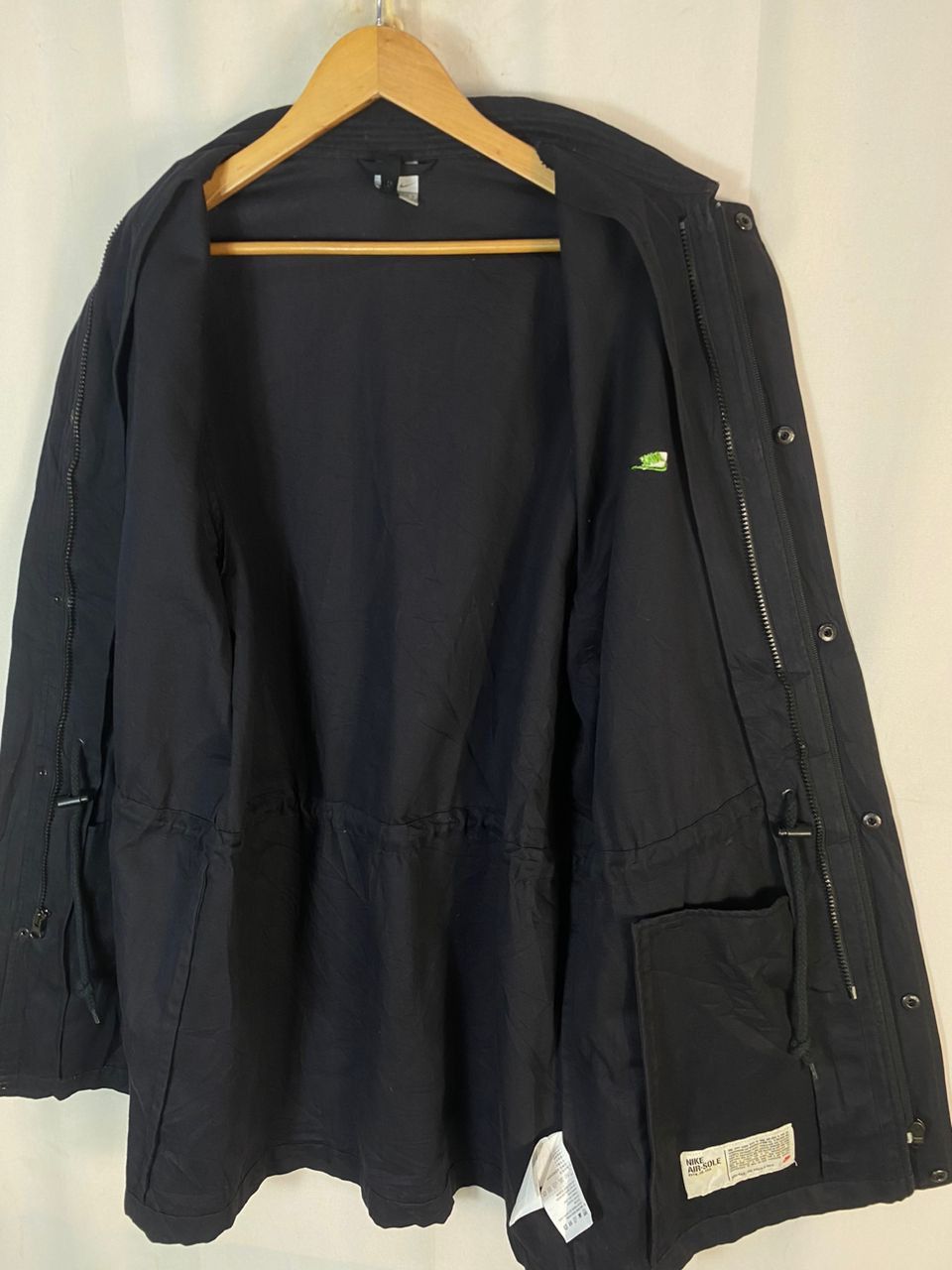 Nas × Nike Nas nike air-sole parka zipper jacket Size US L / EU 52-54 / 3 - 13 Thumbnail