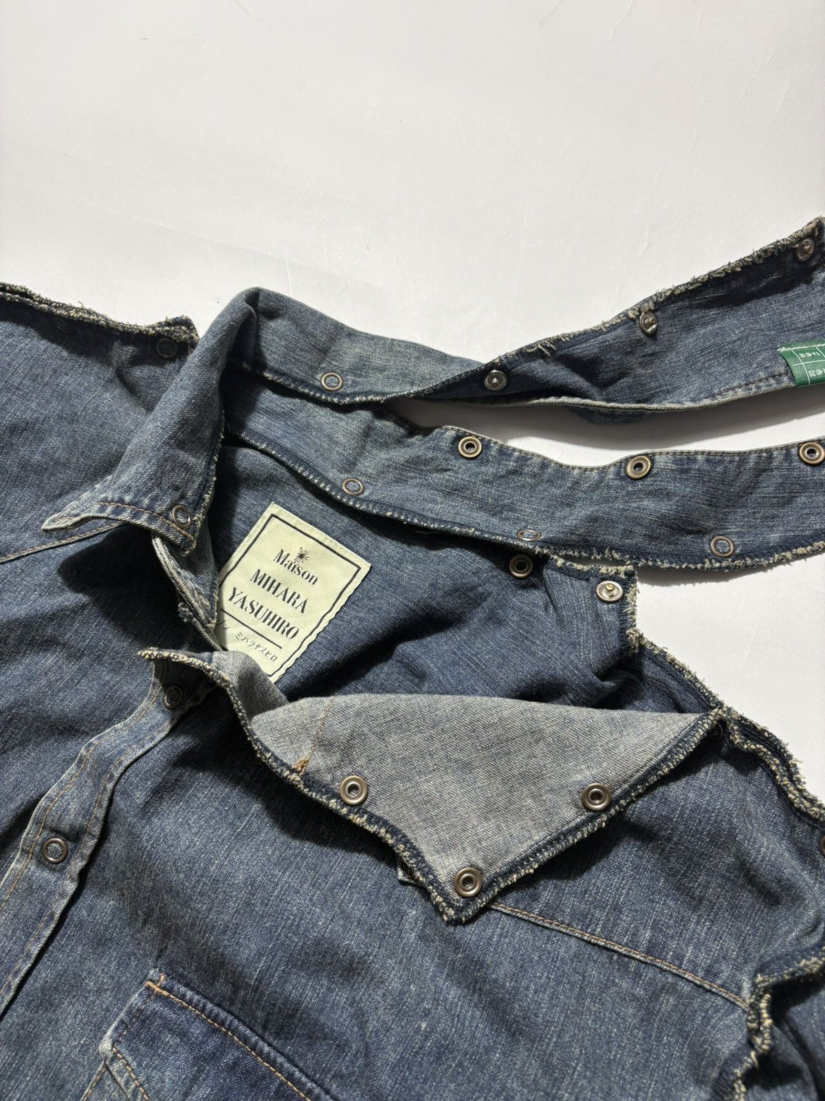 Maison MIHARA YASUHIRO RUNWAY MAISON MIHARA YASUHIRO 19AW REMOVABLE DENIM SHIRT Size US M / EU 48-50 / 2 - 8 Thumbnail