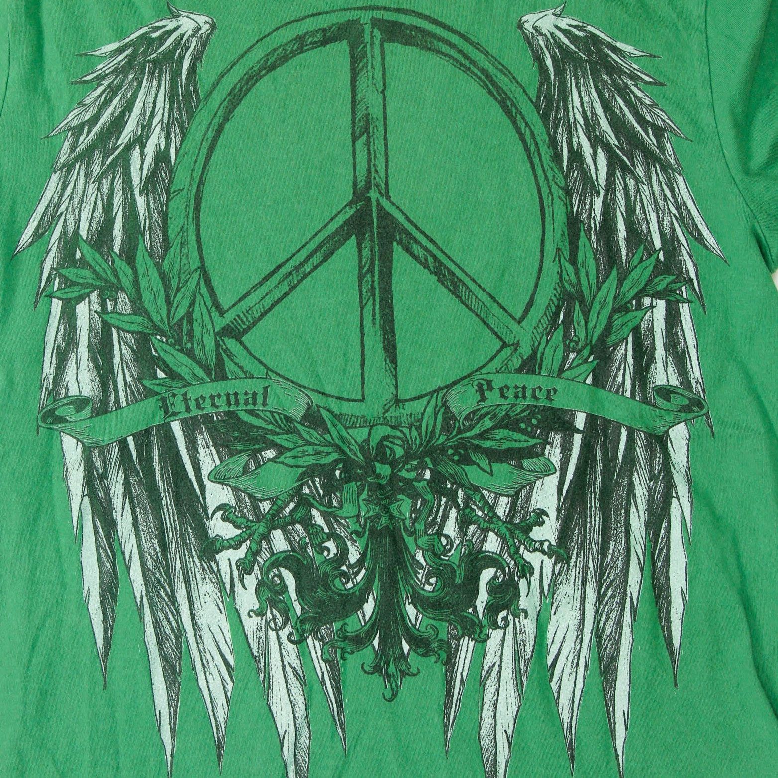 Other Men's Medium 38/40 Green 100% Organic Cotton T-Shirt Tee Top Size US M / EU 48-50 / 2 - 3 Thumbnail