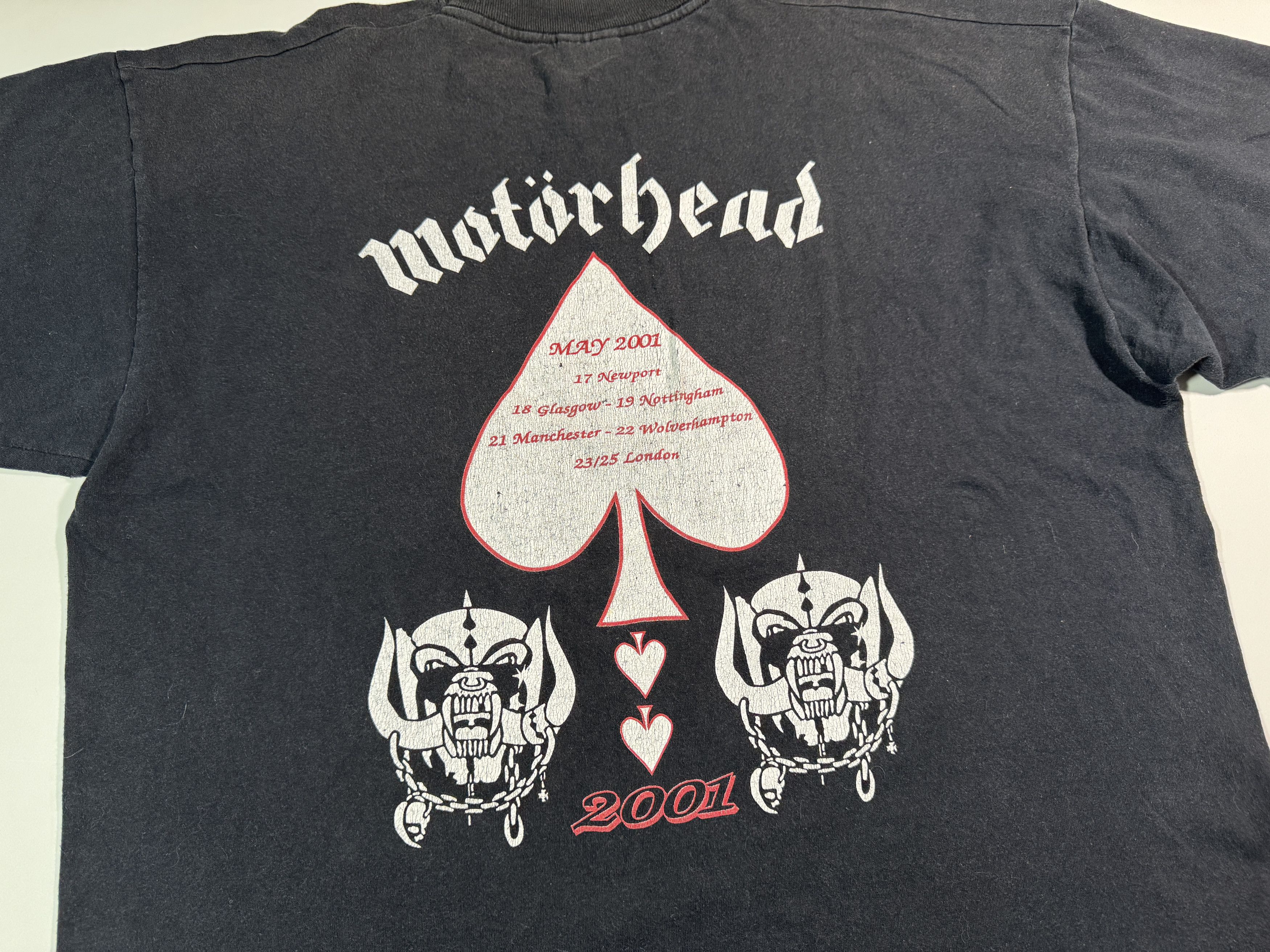 Band Tees Vintage 2001 Motörhead T-shirt Heavy Metal Band Tee XL Size US XL / EU 56 / 4 - 4 Thumbnail
