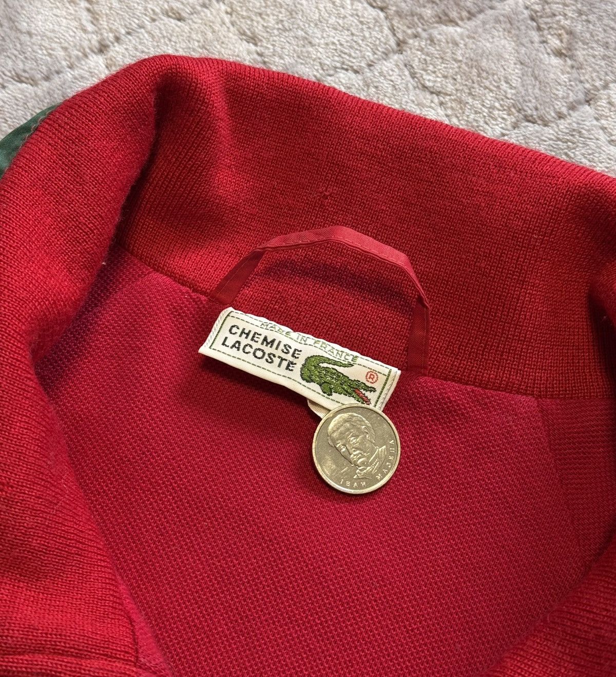 Lacoste × Vintage Vintage 80s Lacoste Bomber Jacket Size US L / EU 52-54 / 3 - 7 Thumbnail