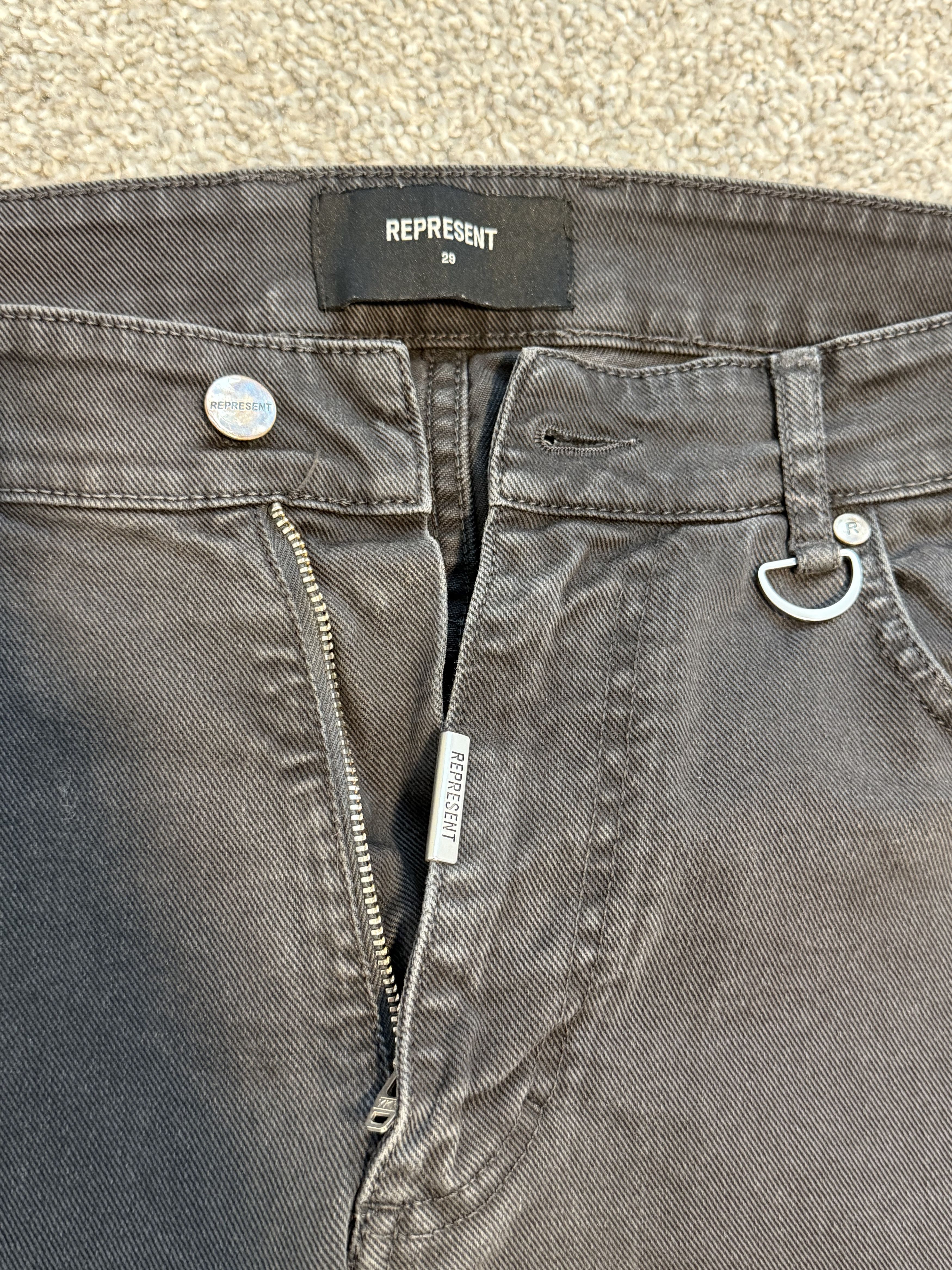 Represent Clo. Carpenter Denim - Vintage Black Size US 29 - 3 Thumbnail