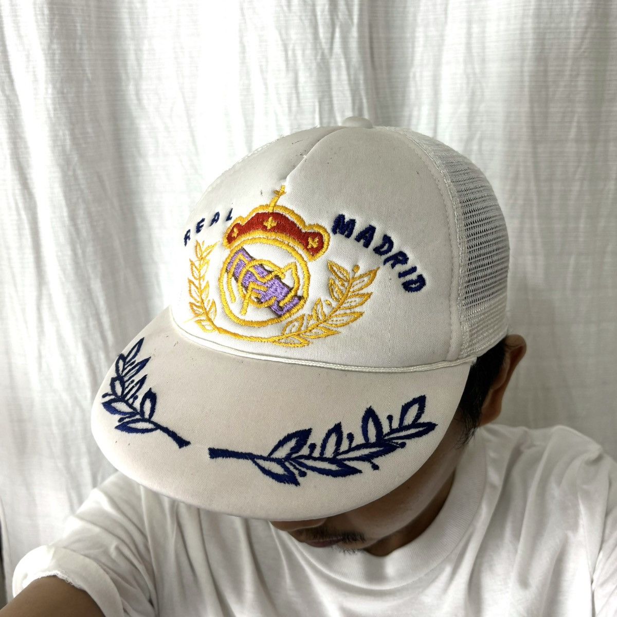 Vintage VINTAGE REAL MADRID HAT Size ONE SIZE - 1 Thumbnail