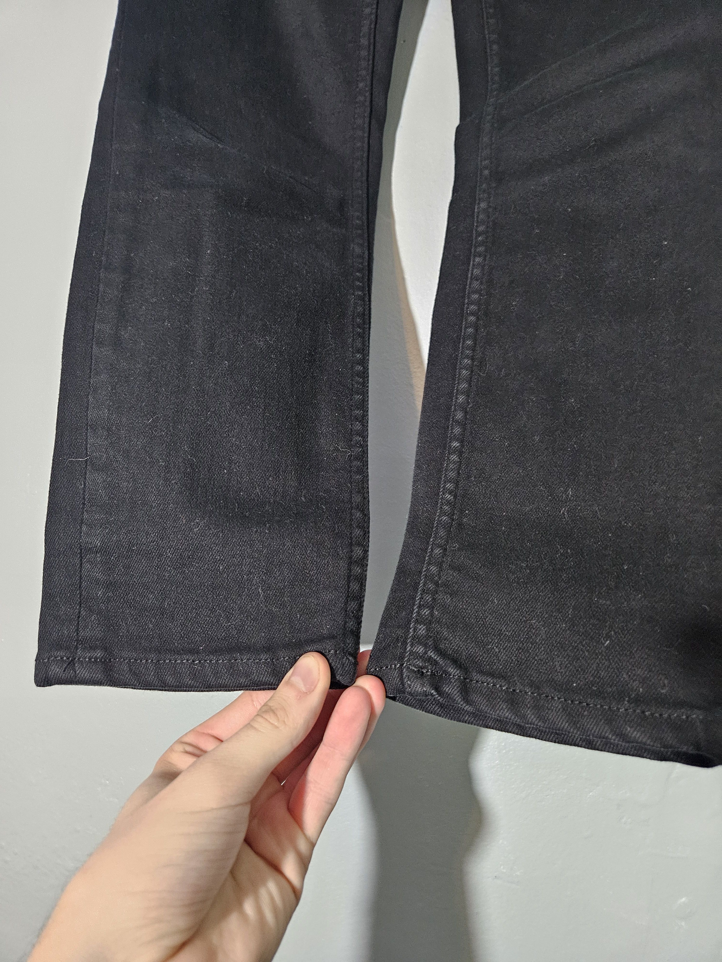 Acne Studios Patti Stay Blk Slim Fit Black Denim Jeans Size US 26 / EU 42 - 7 Thumbnail