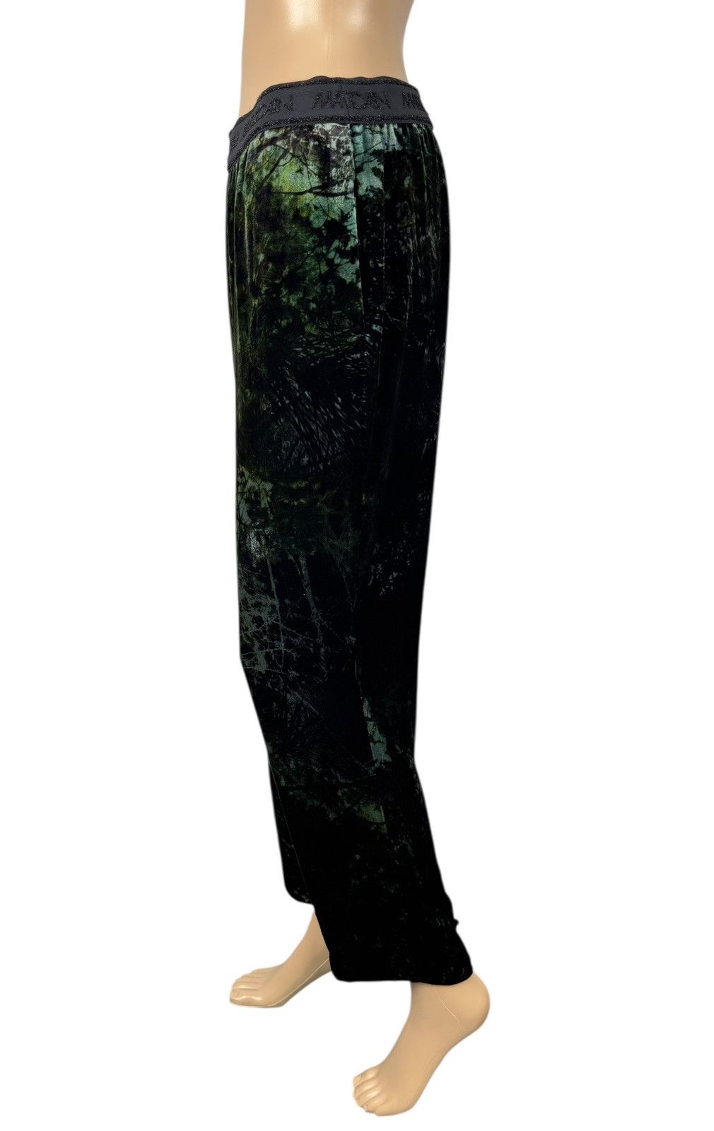 Other Marc Cain Printed Velour Trousers Embroidery Viscose-Silk Size 27" / US 4 / IT 40 - 7 Thumbnail