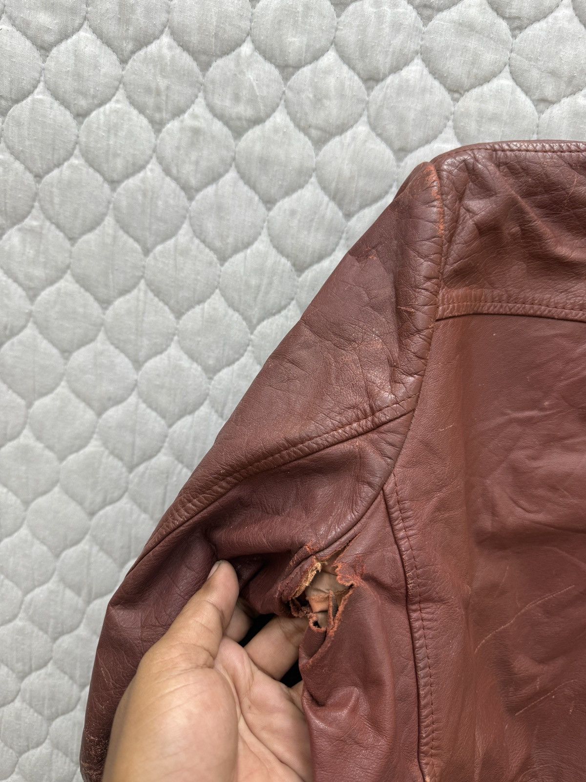 Sears 🔥🔥🔥ARCHIVE VINTAGE SEARS LEATHER JACKET Size US S / EU 44-46 / 1 - 15 Thumbnail