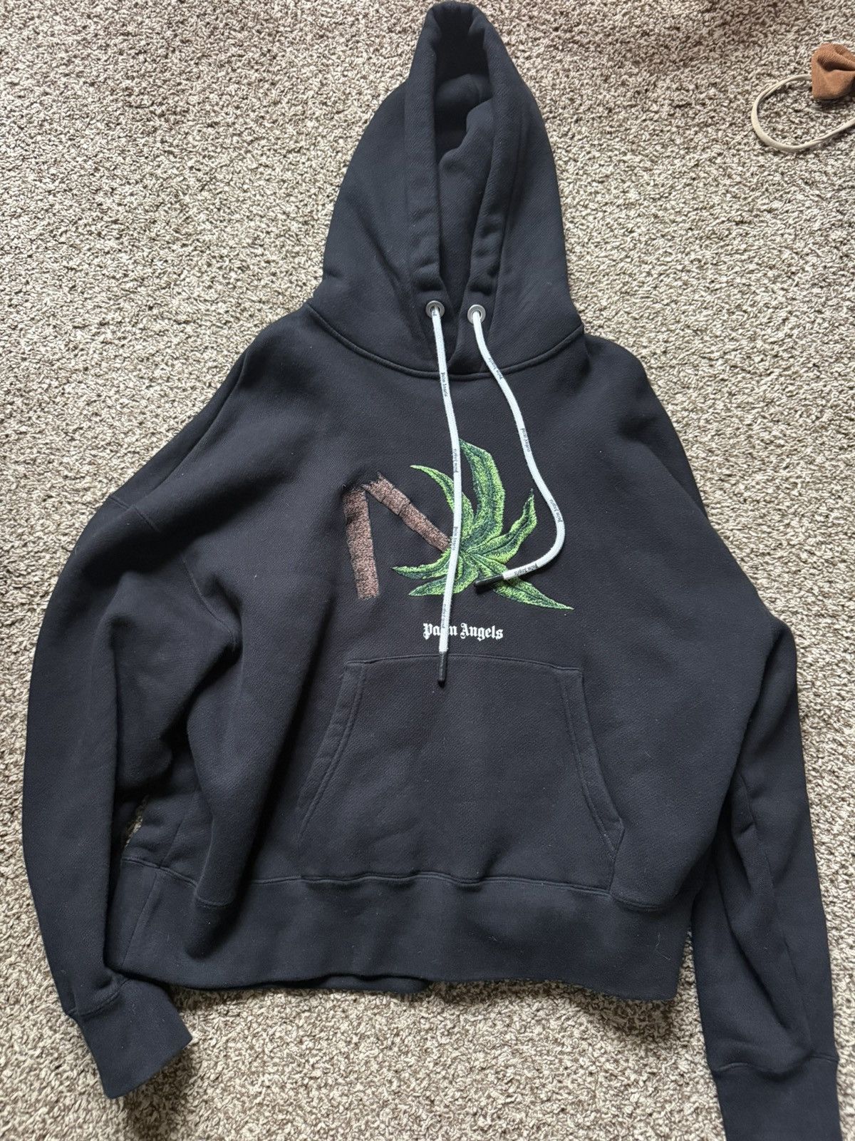Palm Angels Palm Angels Broken Palm Hoodie Black Size US M / EU 48-50 / 2 - 1 Thumbnail