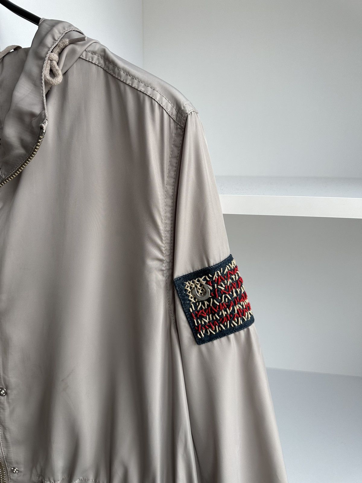 True Religion × Vintage Vintage True Religion Nylon Trench Coat Size US L / EU 52-54 / 3 - 4 Thumbnail