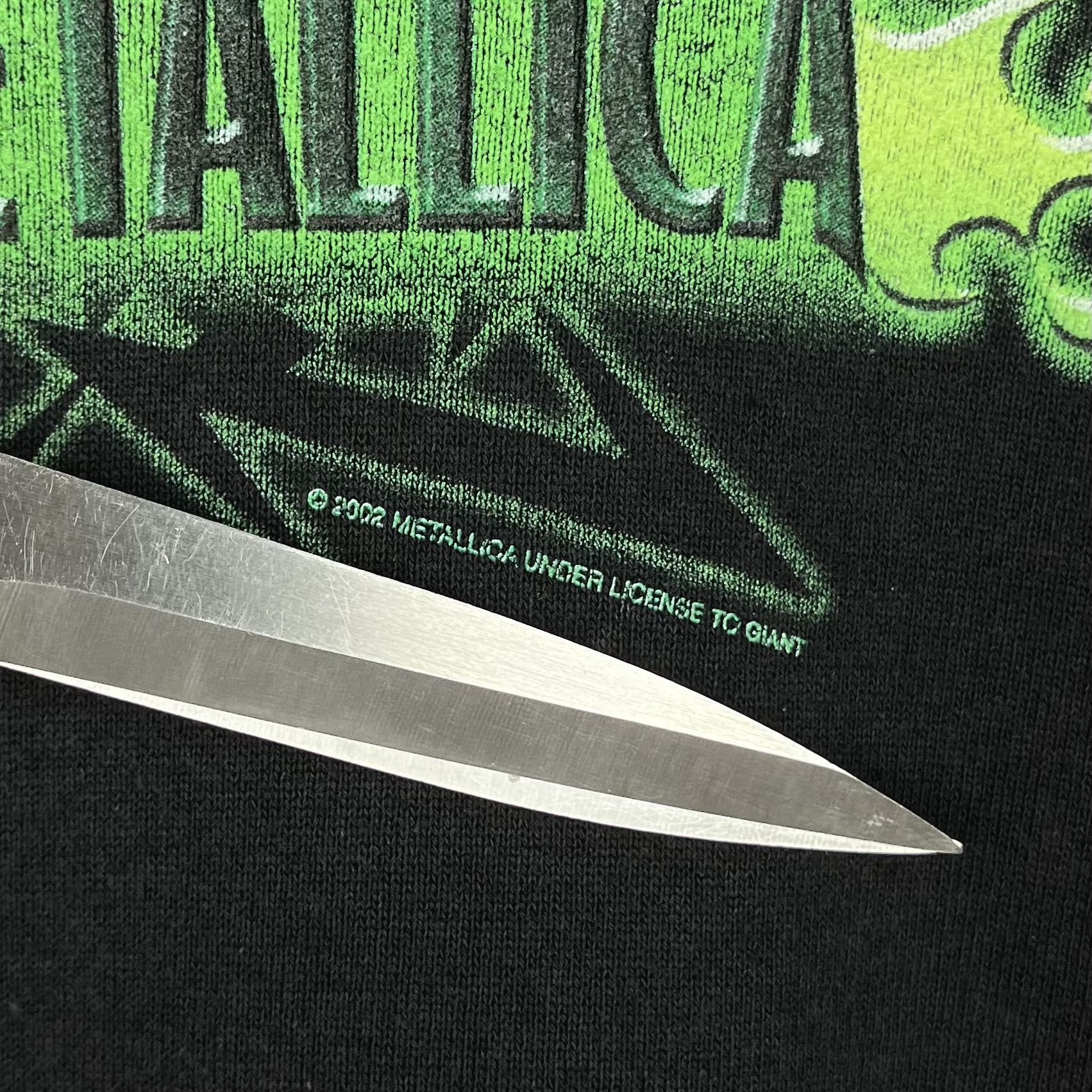 Band Tees Vintage Metallica Blade Logo Rare Rock Band Hoodie 2002 Size US L / EU 52-54 / 3 - 7 Thumbnail