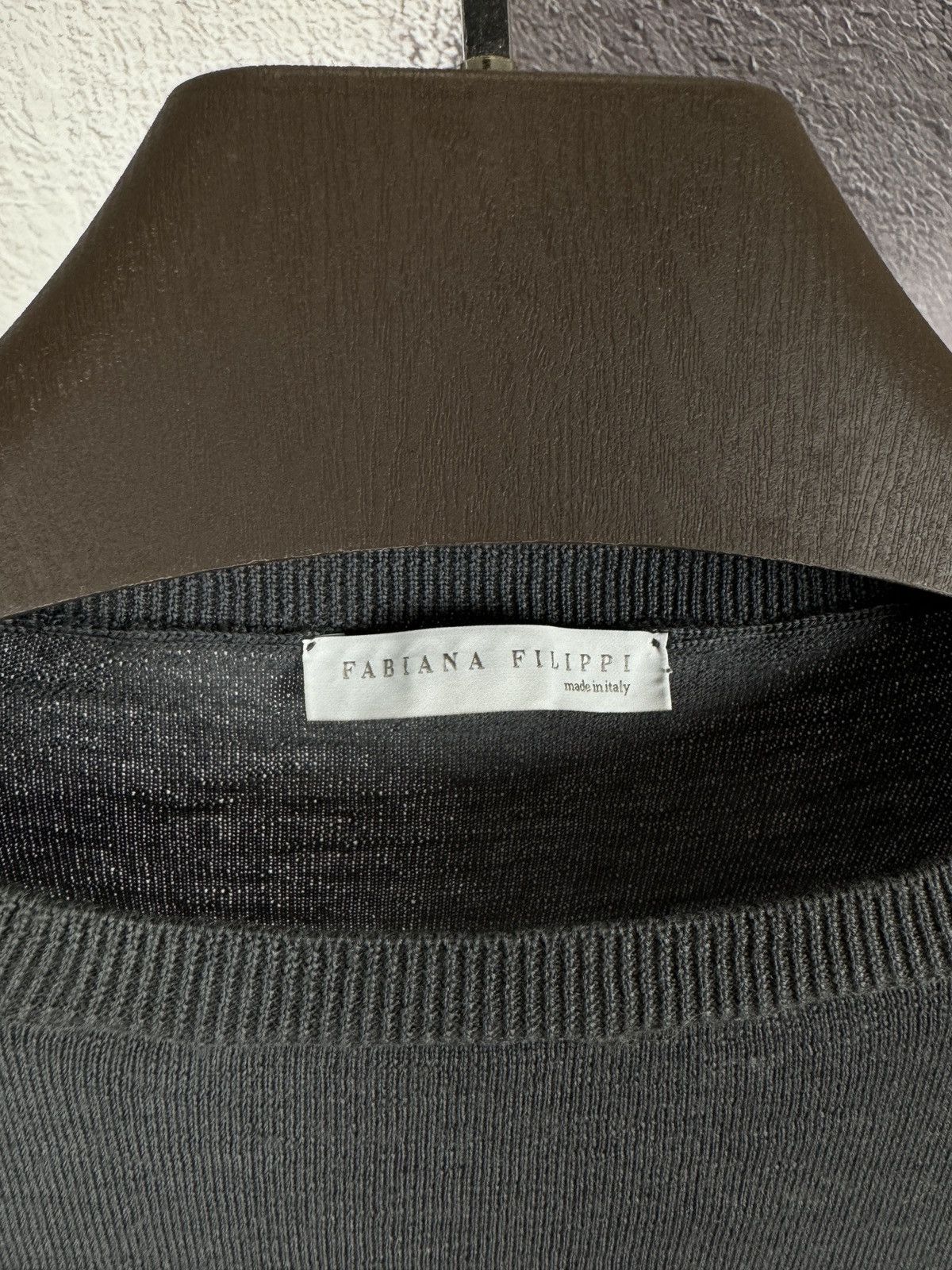 Fabiana Filippi Fabiana Filippi Merino wool grey sweater knitwear jumper Size M / US 6-8 / IT 42-44 - 9 Thumbnail