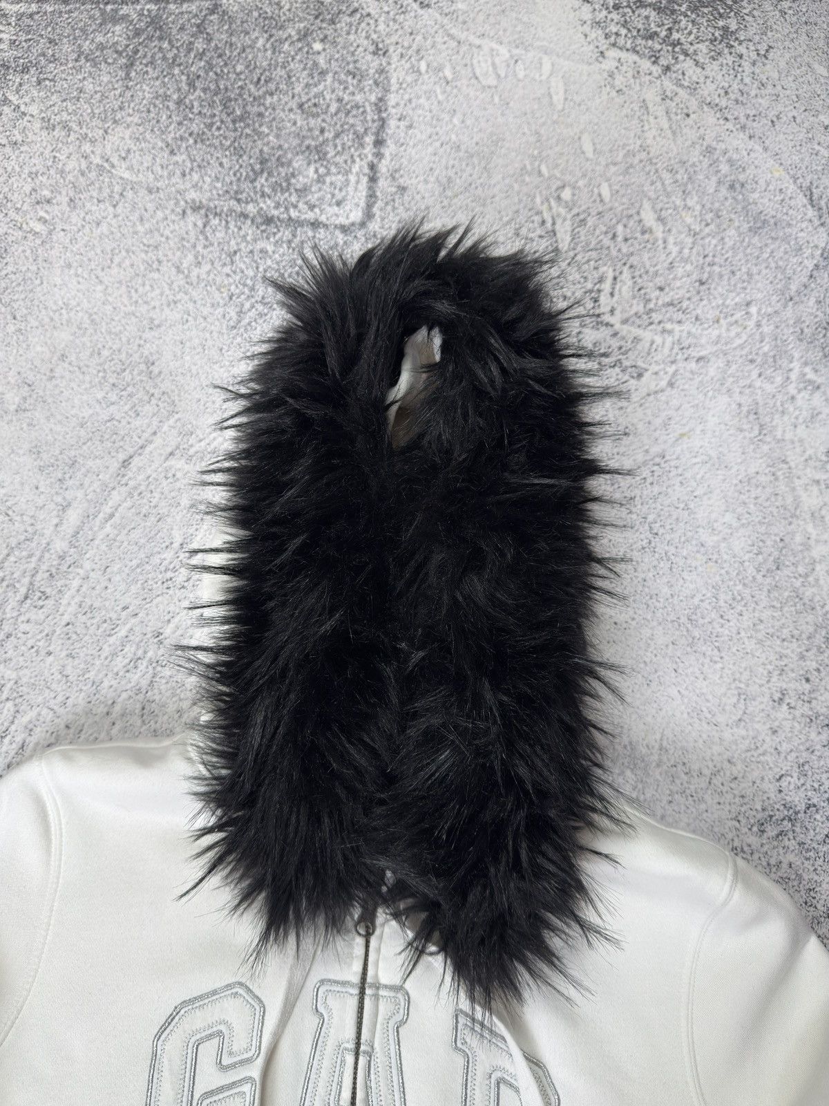 Gap Vintage Y2K GAP Zip Fur Hoodie IfSixWasNine LGB Style Size US L / EU 52-54 / 3 - 10 Thumbnail