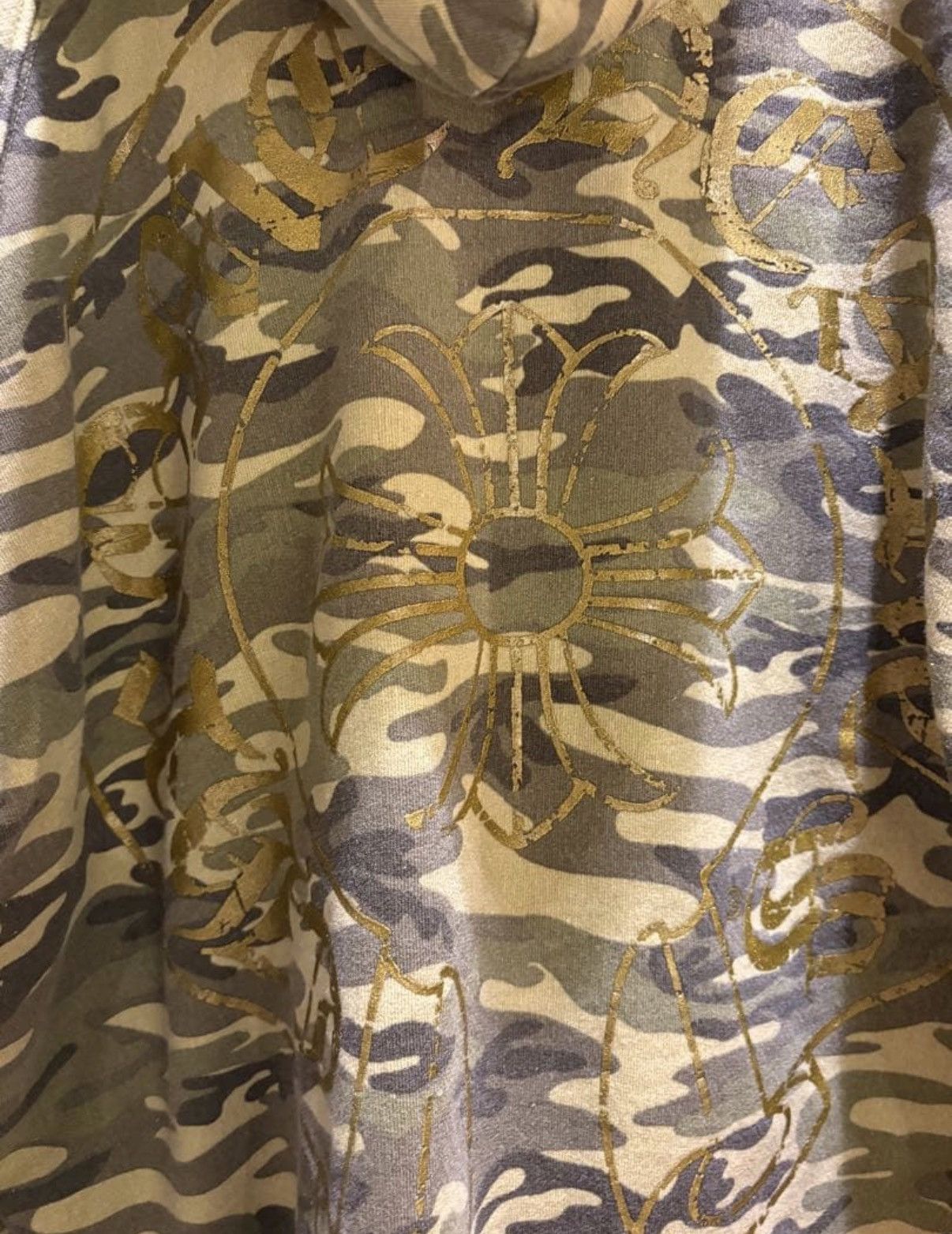 Chrome Hearts Size M Chrome Hearts Horseshoe Camo Thermal Hoodie Size US M / EU 48-50 / 2 - 6 Thumbnail