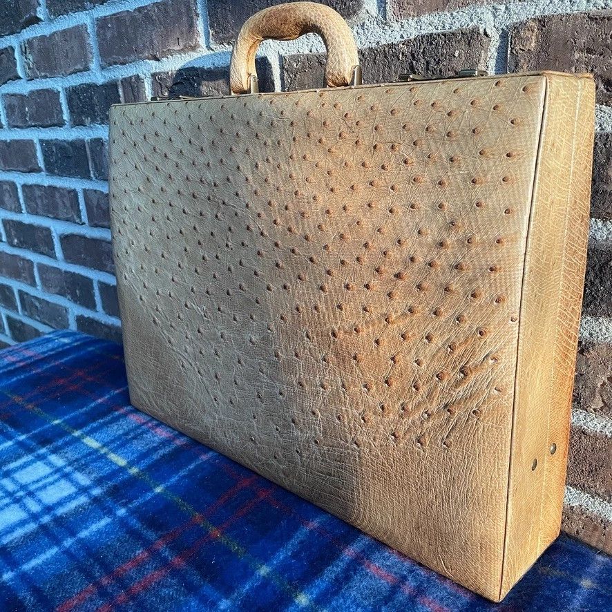 Other 1980s LUXURY OSTRICH SKIN HARDSIDE MACBOOK BRIEFCASE R$3248 Size ONE SIZE - 25 Thumbnail