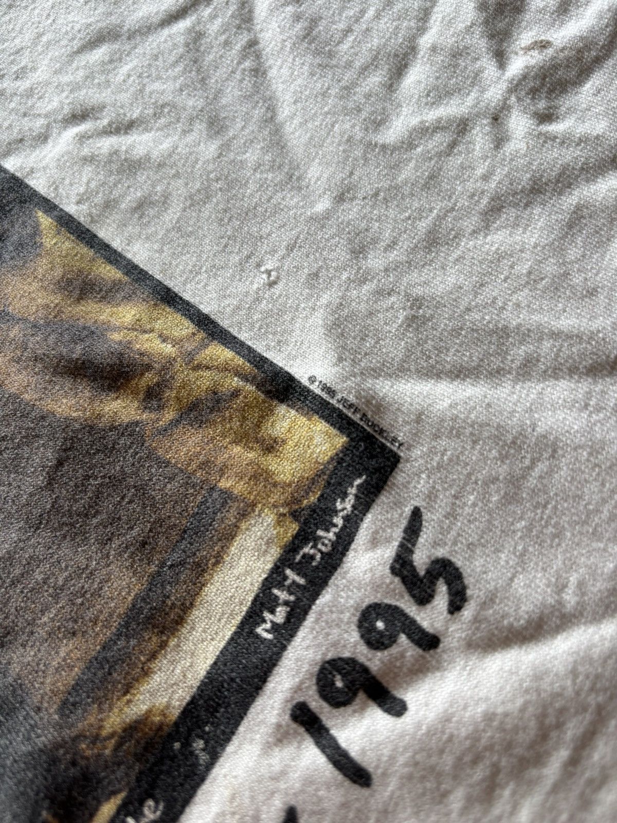 Band Tees rare vintage jeff buckley 1995 tour distressed Size US L / EU 52-54 / 3 - 4 Thumbnail