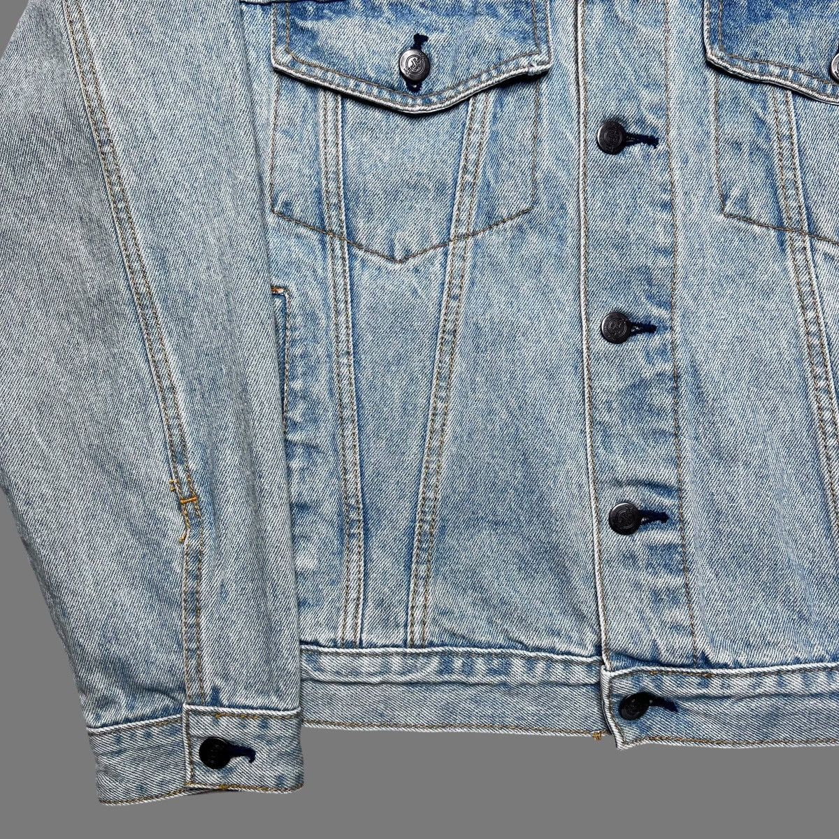Hard Rock Cafe × Vintage Vtg 1990s Hard Rock Cafe Save The Planet Dallas Denim Jacket Size US S / EU 44-46 / 1 - 15 Thumbnail